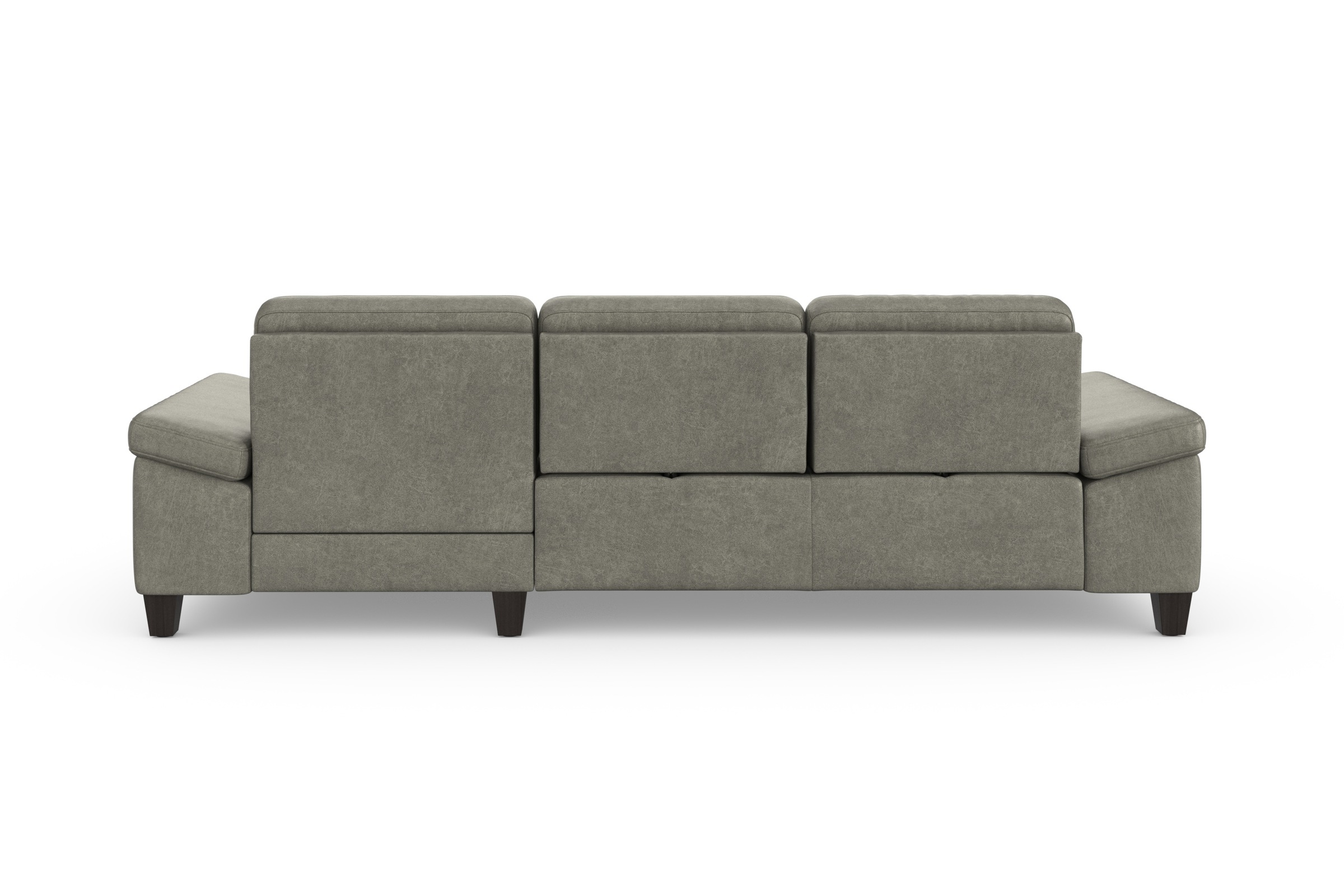 sit&more Ecksofa »Westham L-Form«, Recamiere, mit oder ohne Bettfunktion, Bettkasten, Füße wengefarben
