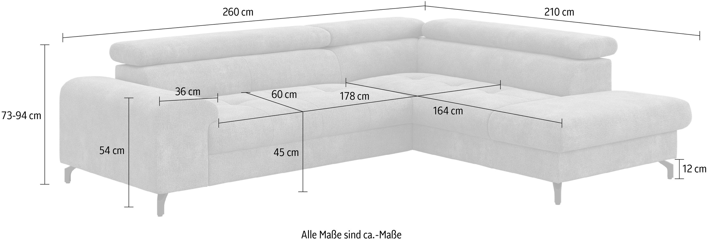 COTTA Ecksofa »Aura«