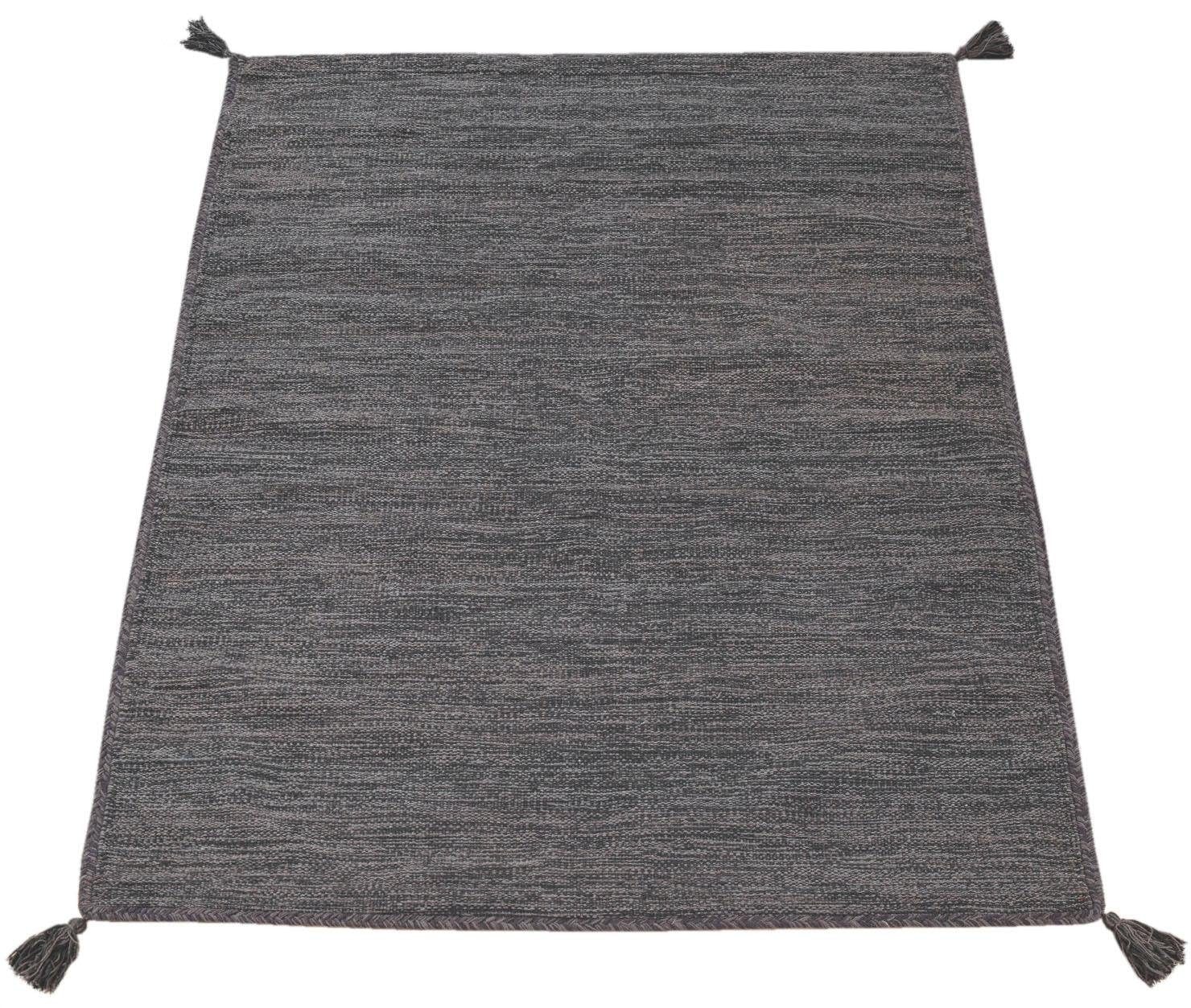 Paco Home Teppich »Kilim 210«, rechteckig, Handgwebt, Flachgewebe, reine  Baumwolle, handgewebt, Uni Farben auf Raten kaufen