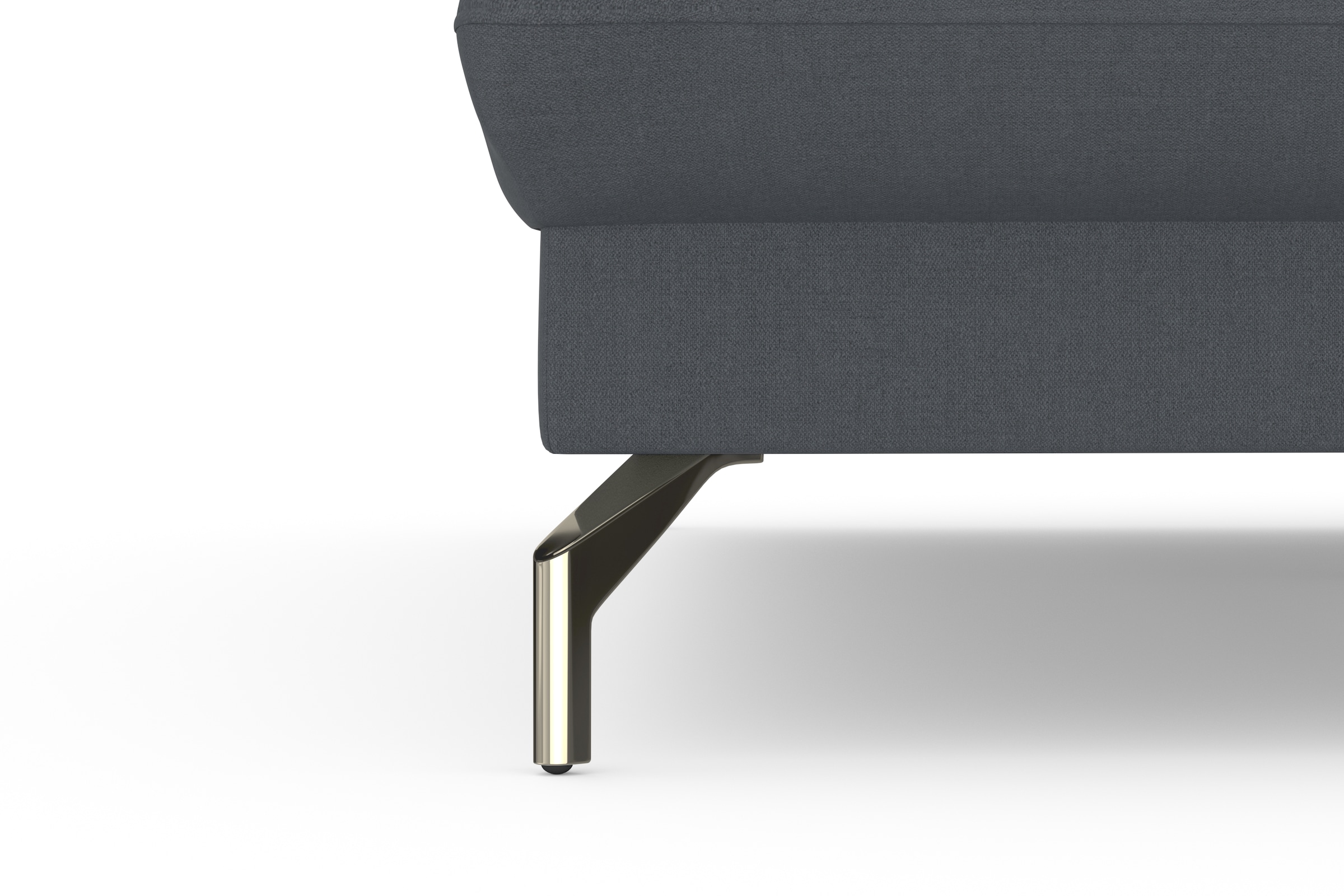 sit&more Ecksofa »Fashion L-Form«, wahlweise mit Kopfteilverstellung, Vorziehsitz, motorisch, Nickelfüße