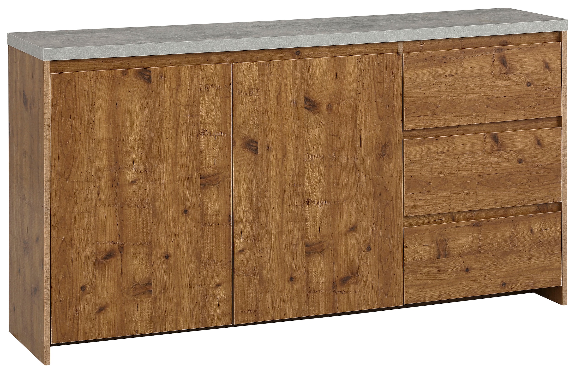 Home affaire Sideboard »Maribo«, Kommode im modernen Landhaus-Stil, mit Betontopplatte, Breite 150 cm