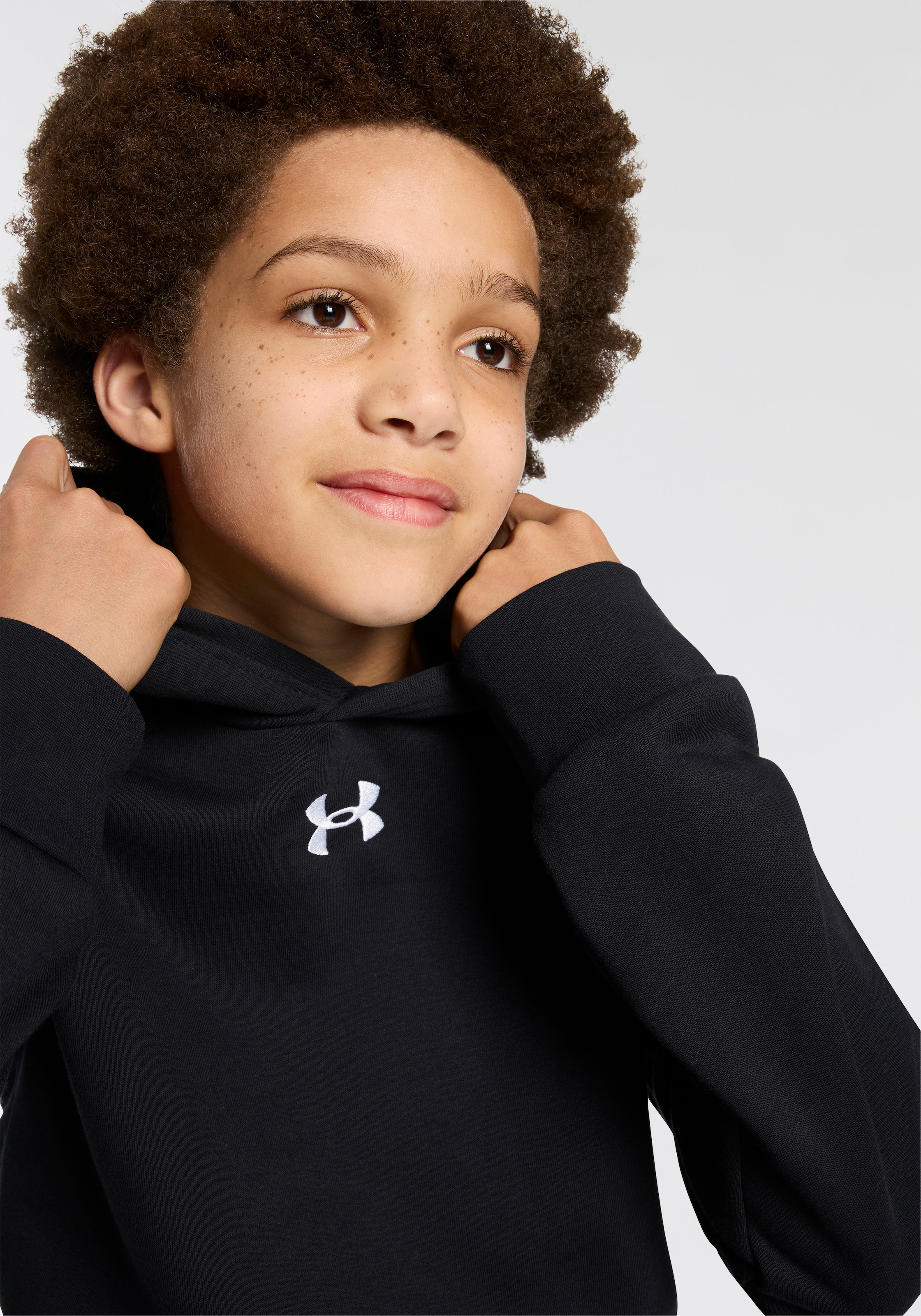Under Armour® Kapuzensweatshirt »Rival« Für Kinder - Material innen weich angeraut