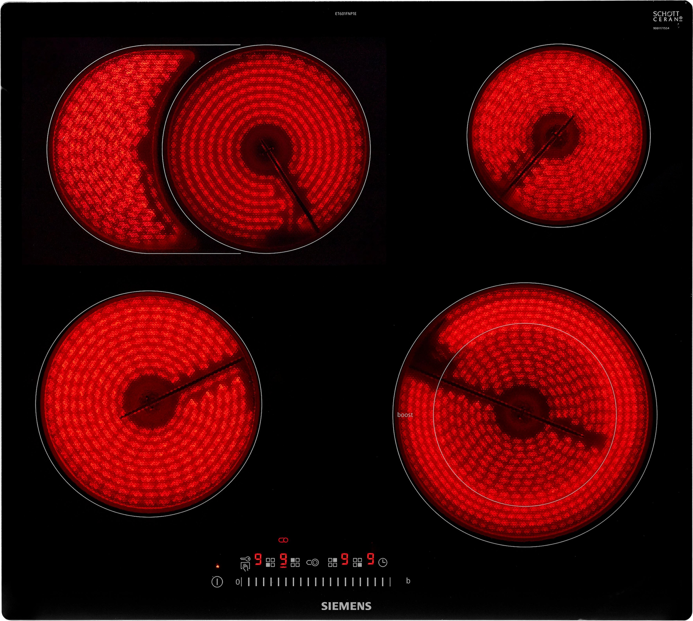 SIEMENS Elektro-Kochfeld von SCHOTT CERAN® »ET601FNP1E« günstig online kaufen