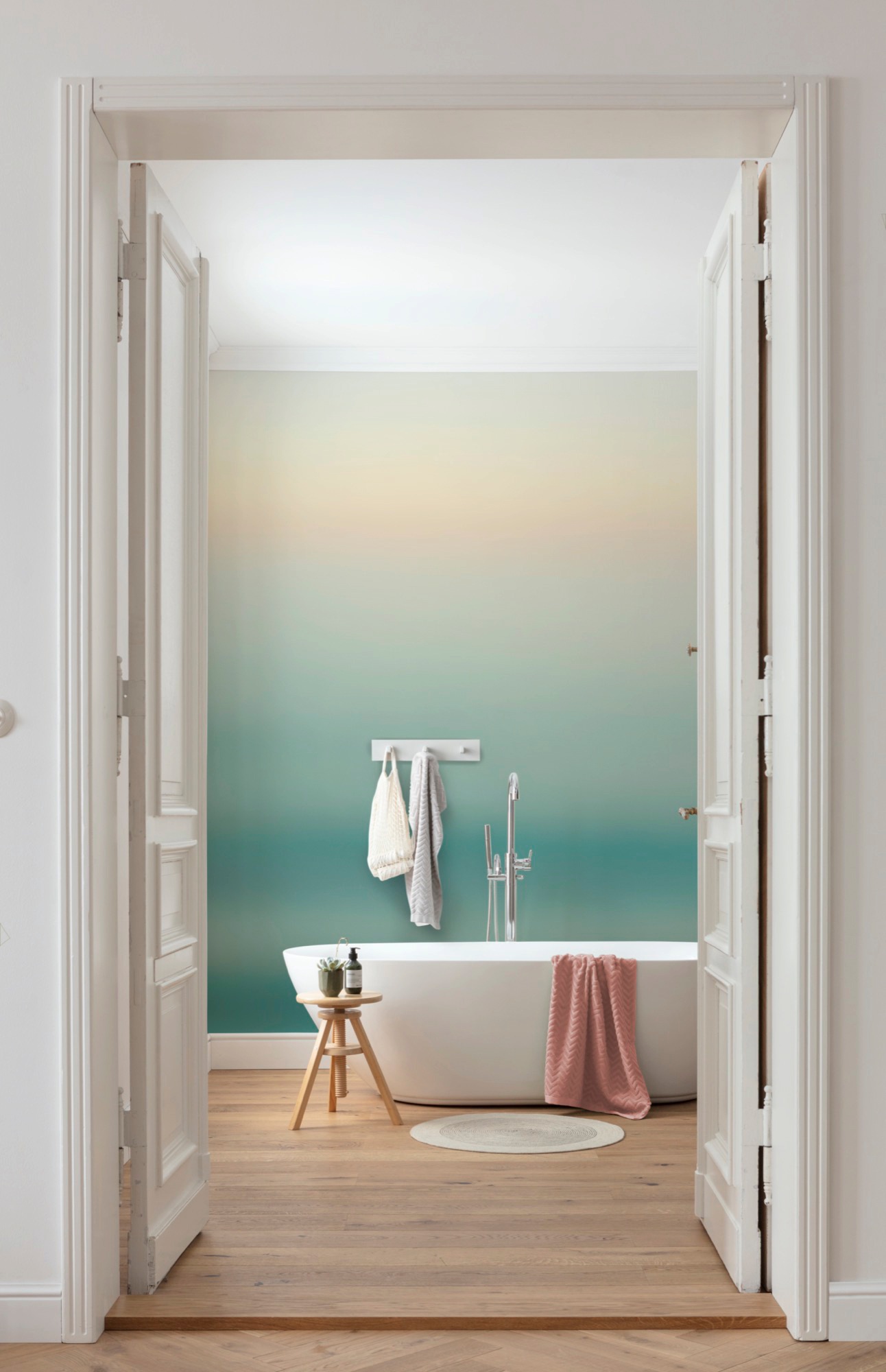 Komar Vliestapete »Digitaldruck Vlies - Ocean Sense - Größe 400 x 280 cm«, bedruckt, Wohnzimmer, Schlafzimmer
