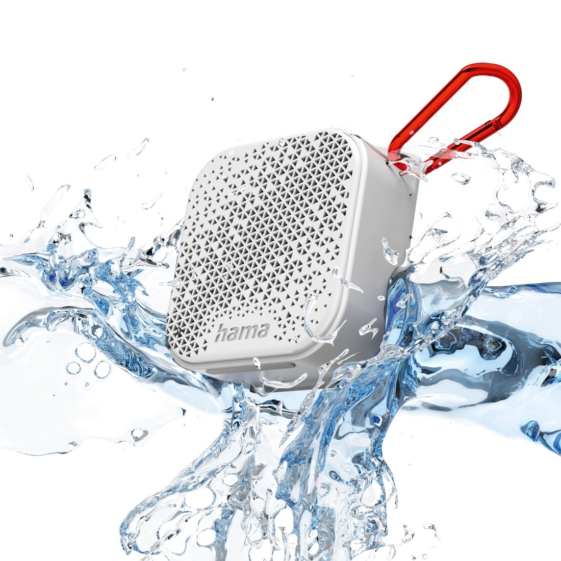 Hama Bluetooth-Lautsprecher »Mini-Bluetooth-Lautsprecher (wasserdicht IP67, online bestellen Karabiner)« mobil, 3,5W
