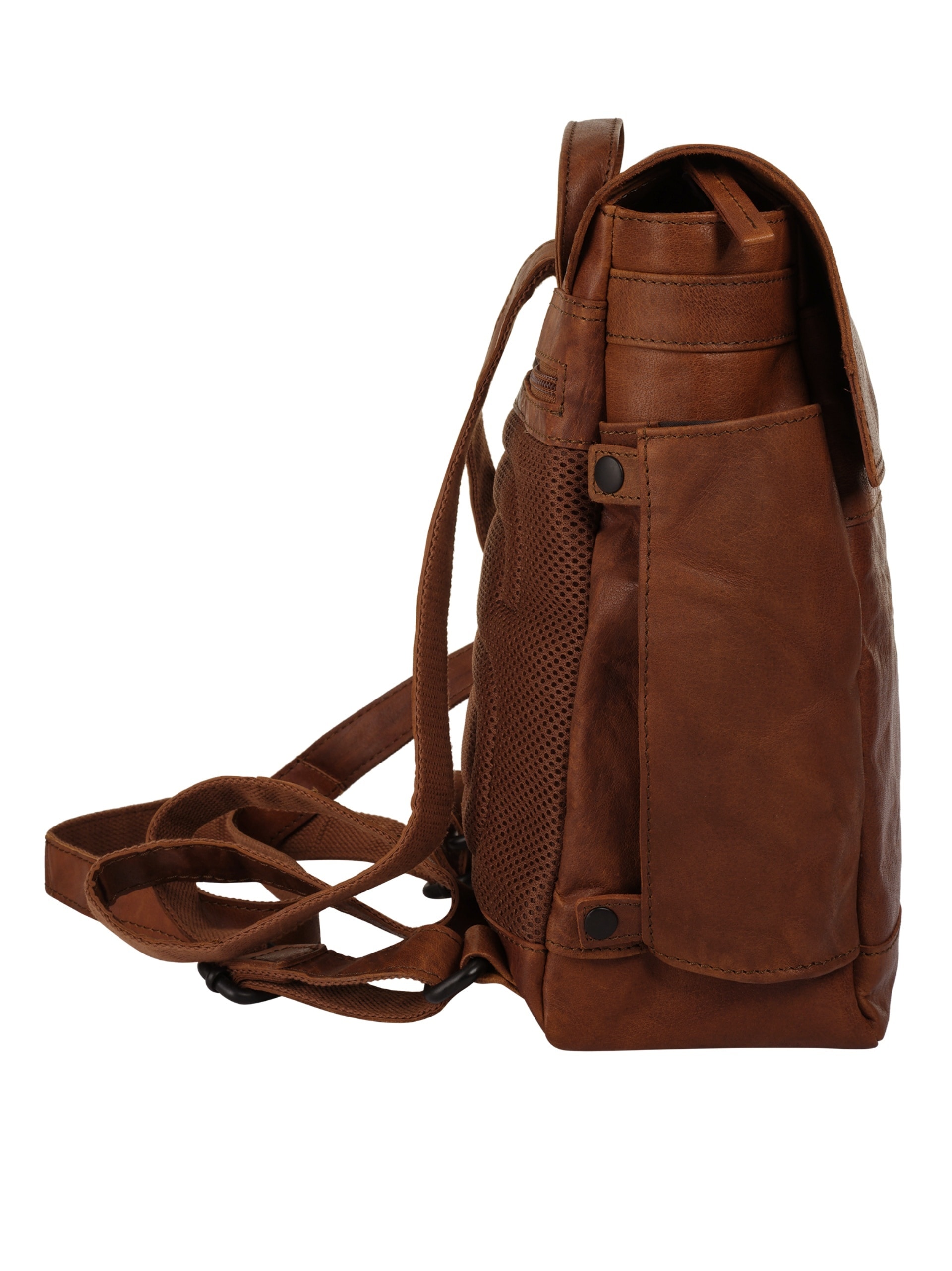 Spikes & Sparrow Laptoprucksack, echt Leder