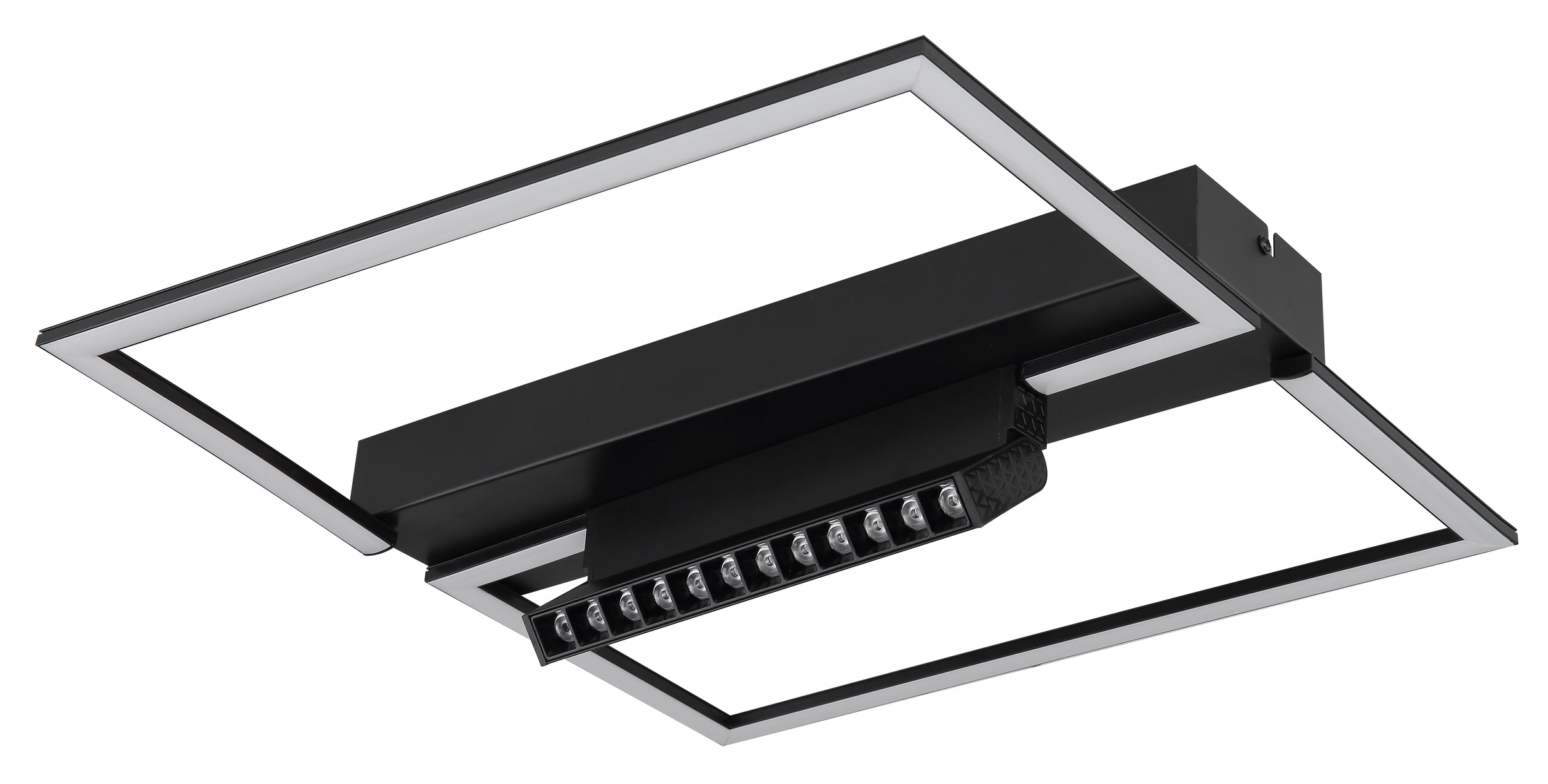 GLOBO LIGHTING LED Deckenleuchte »MAXWELL« LED-Modul 1 Stk. Warmweiß Deckenlampe/LxBxH: 420x420x110mm/Wohnzimmer/Schlafzimmer/modern