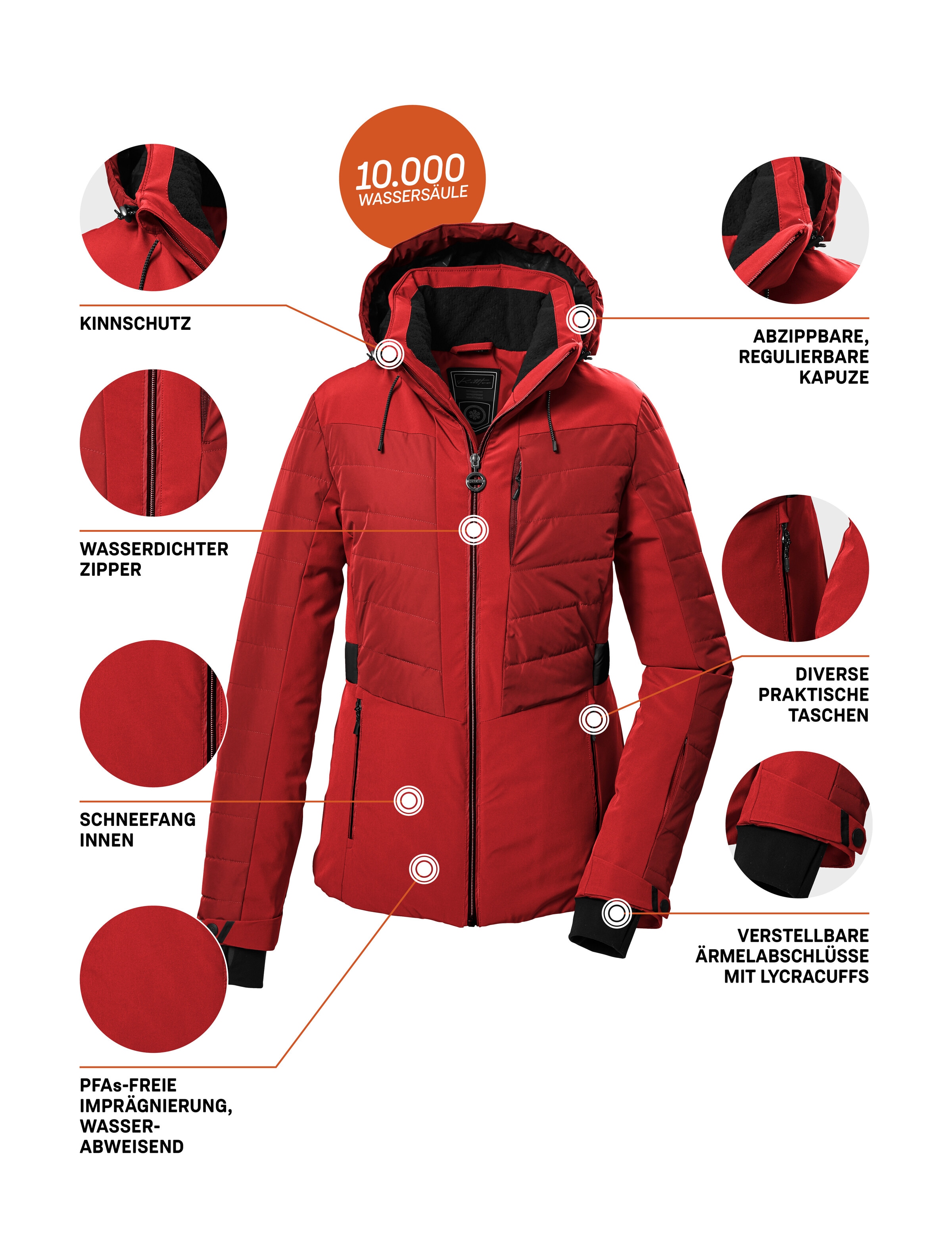 Killtec Skijacke »KSW 309 WMN SKI QLTD JCKT«