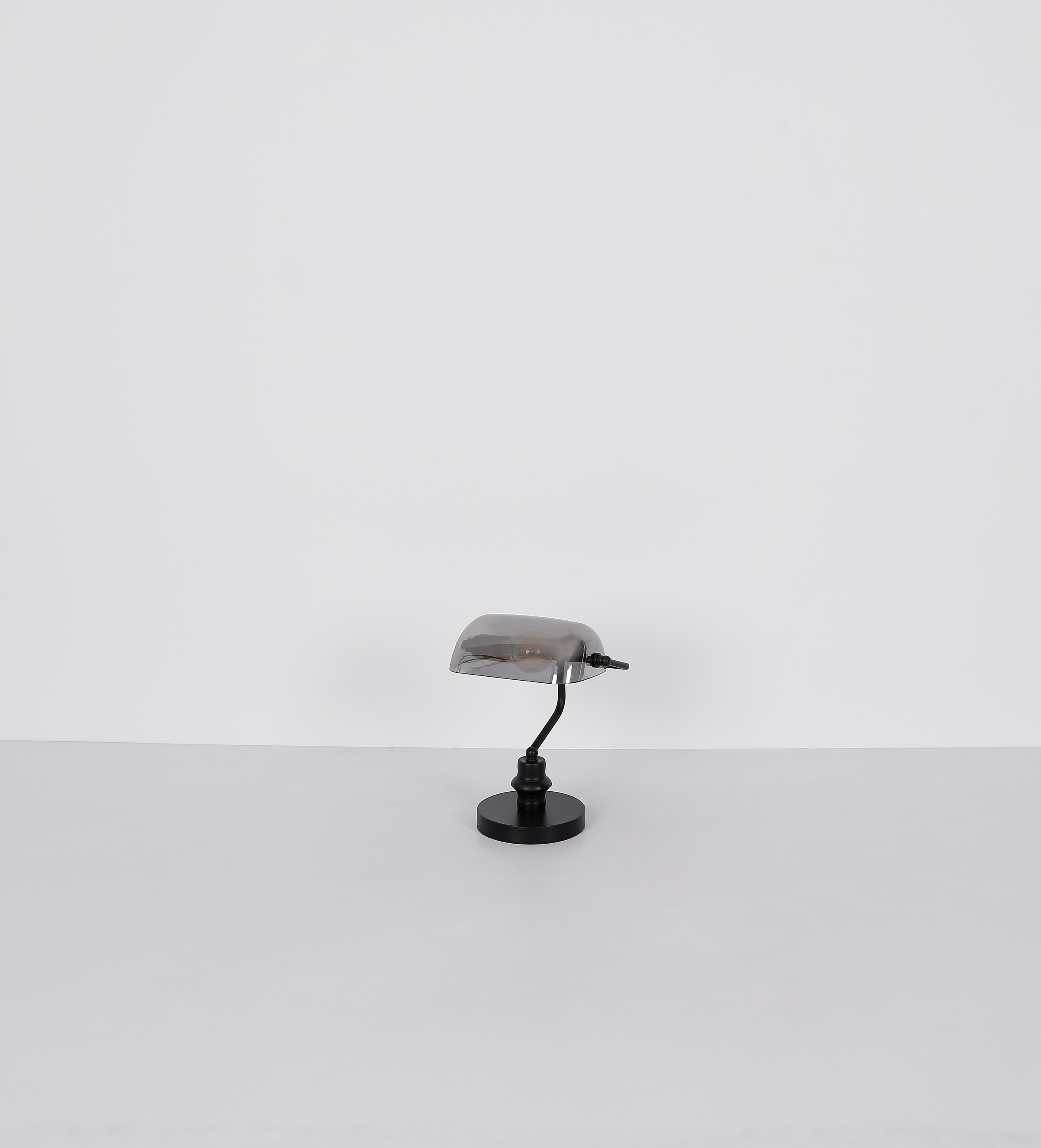 GLOBO LIGHTING LED Tischleuchte »ANTIQUE«, 1 flammig, Leuchtmittel E27 | ohne Leuchtmittel, Bankerleuchte Bankerlampe