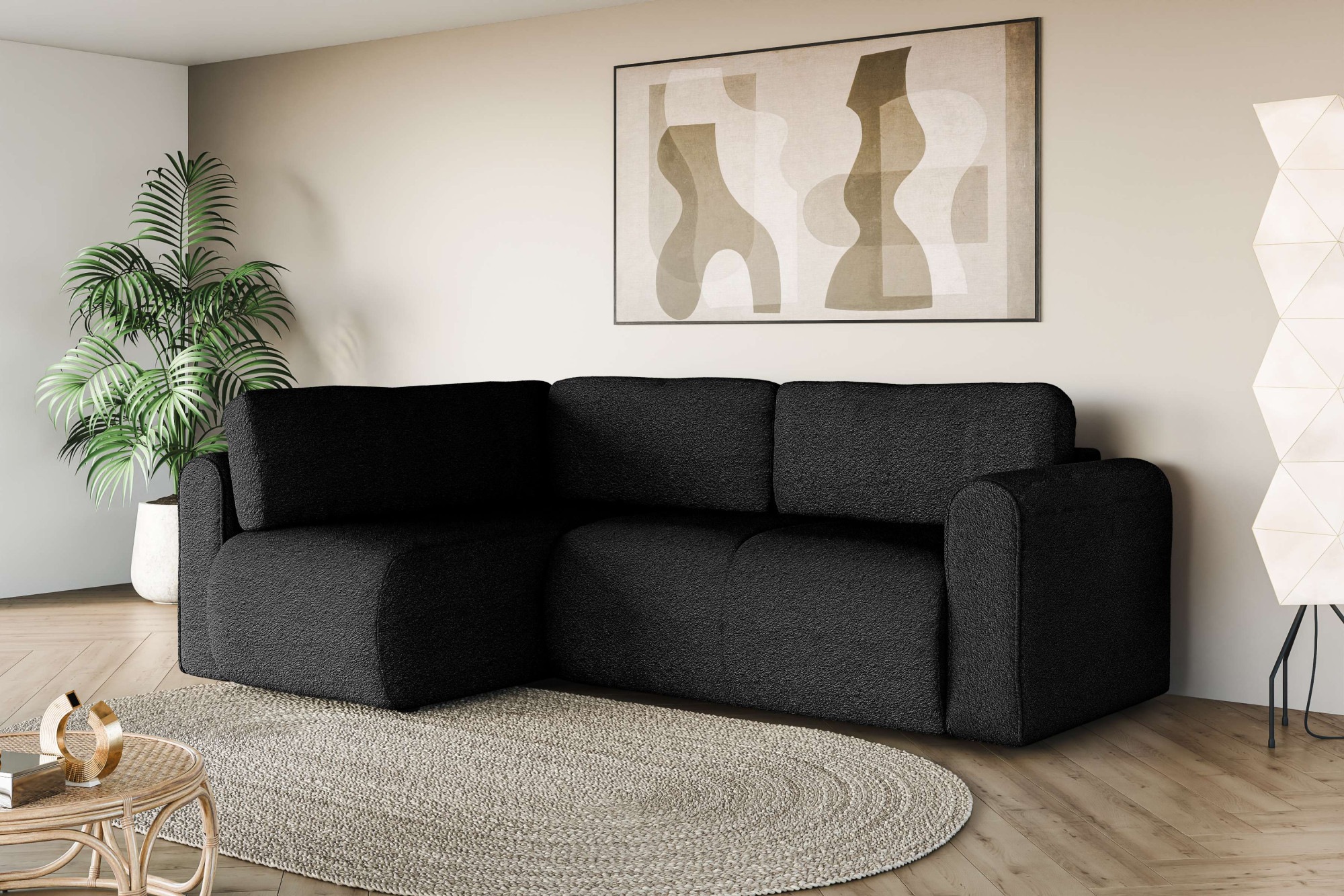 INOSIGN Ecksofa »Zacharia wahlweise Schlafsofa mit Bettkasten, B/T/H 250/16 günstig online kaufen