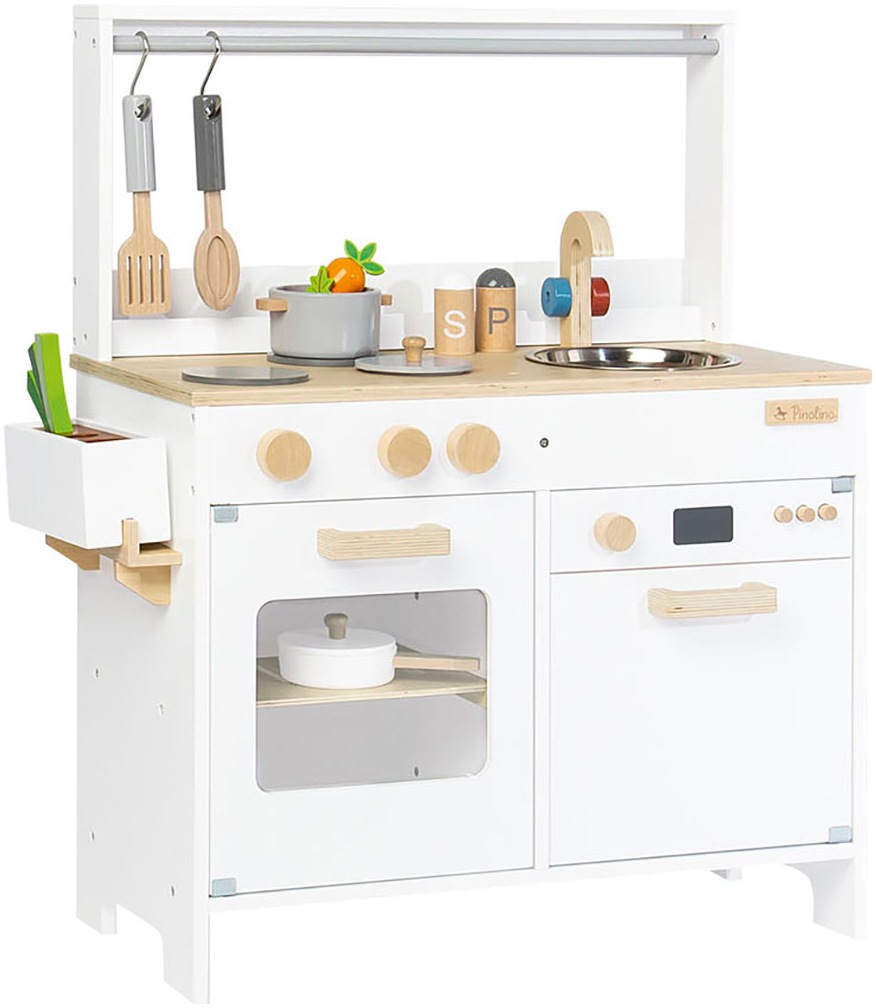 PINOLINO Spielküche »Stine« FSC - schützt Wald weiß/natur