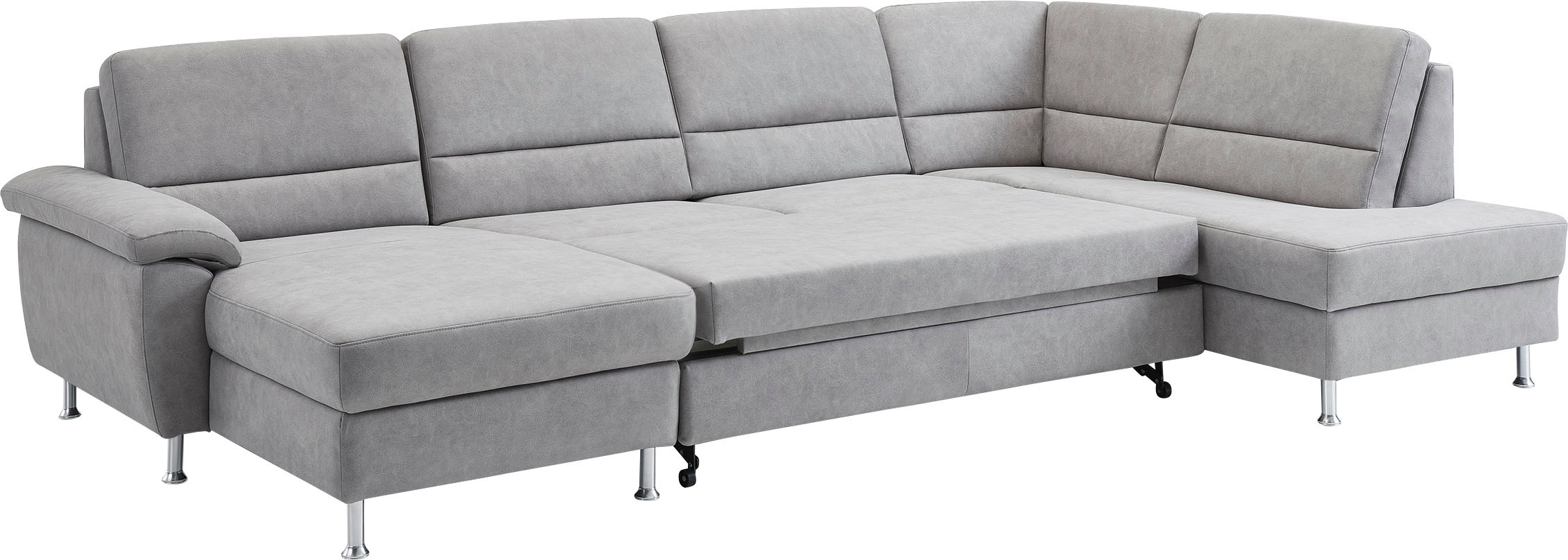 CALIZZA INTERIORS Wohnlandschaft »Onyx U-Form«, (3 St.), wahlweise mit Bettfunktion und Bettkasten