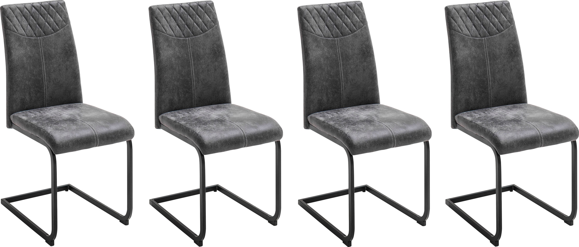 MCA furniture Esszimmerstuhl »Aosta«, (Set), 4 St., Stoffbezug, Stoffbezug günstig online kaufen