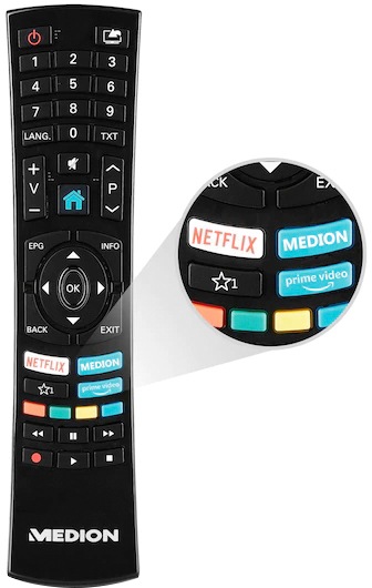 Medion® LED-Fernseher »MD31241 EU«, 4K Ultra HD, Smart-TV