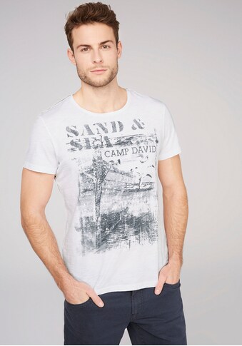 CAMP DAVID T-Shirt, mit Frontprint kaufen