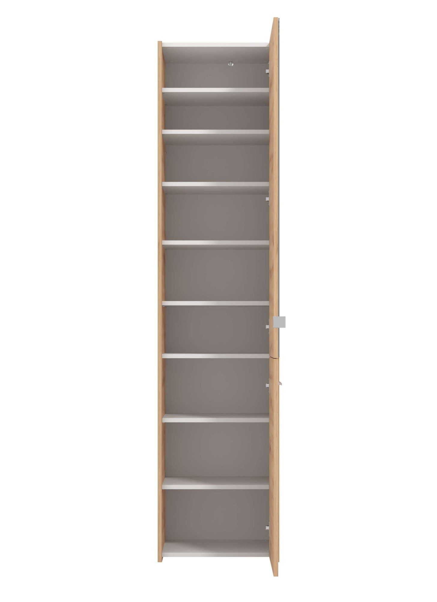 INOSIGN Schuhschrank »Menorca Schuhkommode, Lagerschrank, Schuhregal, Breite 47 cm«, mit zwei Türen, in modernen und eleganten Farben, mit einem Spiegel