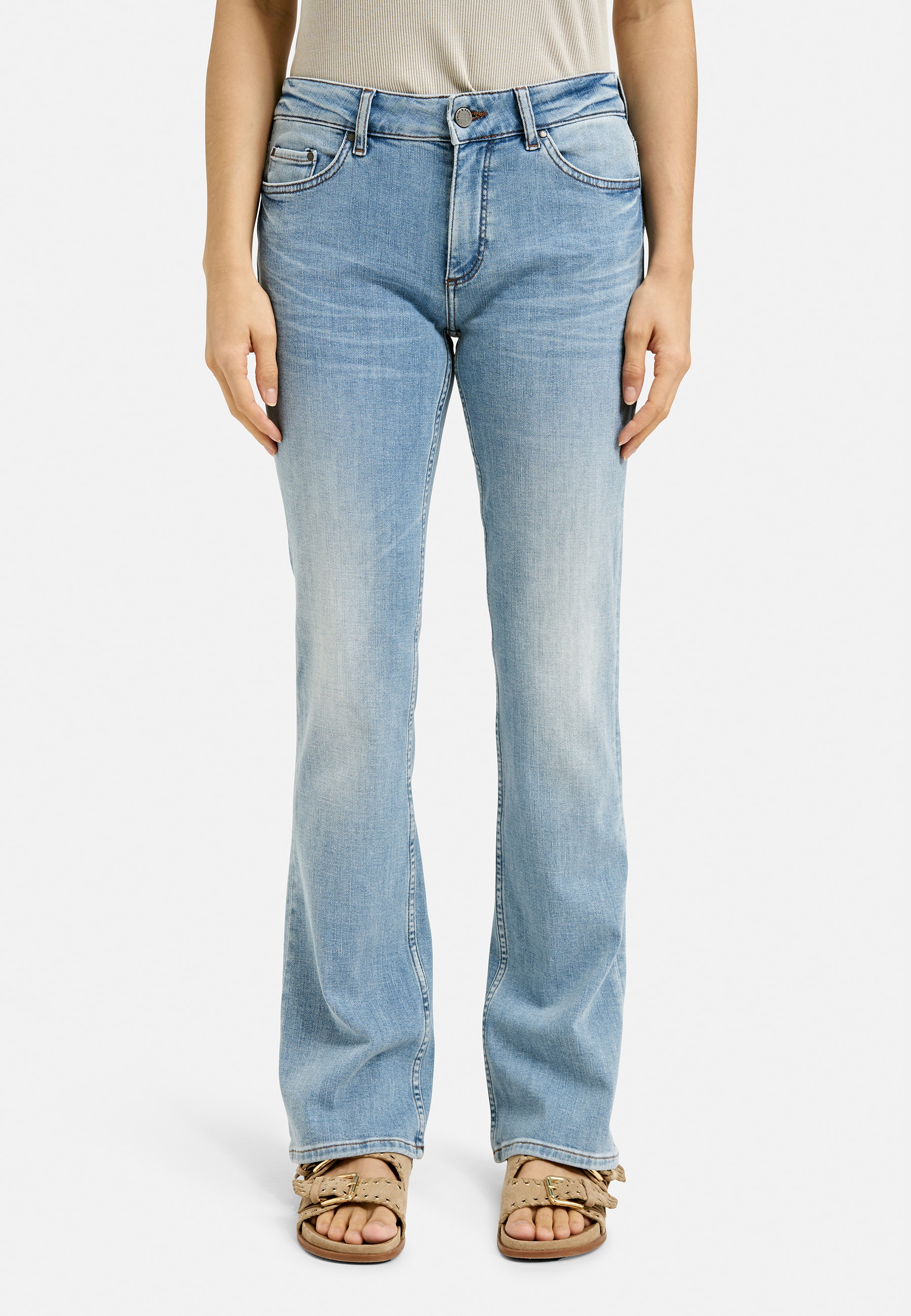 Smith & Soul Bootcut-Jeans elastische Baumwollqualität
