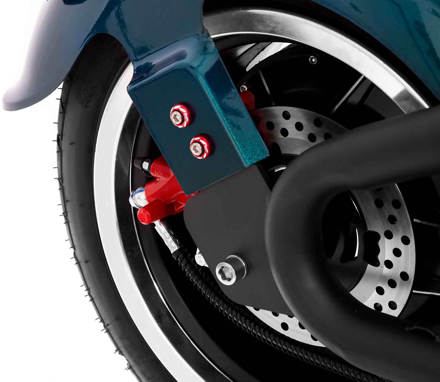 SXT Scooters E-Motorroller »SXT Grizzy«, bis zu 70 km Reichweite, mit Straßenzulassung und integr. Alarmanlage