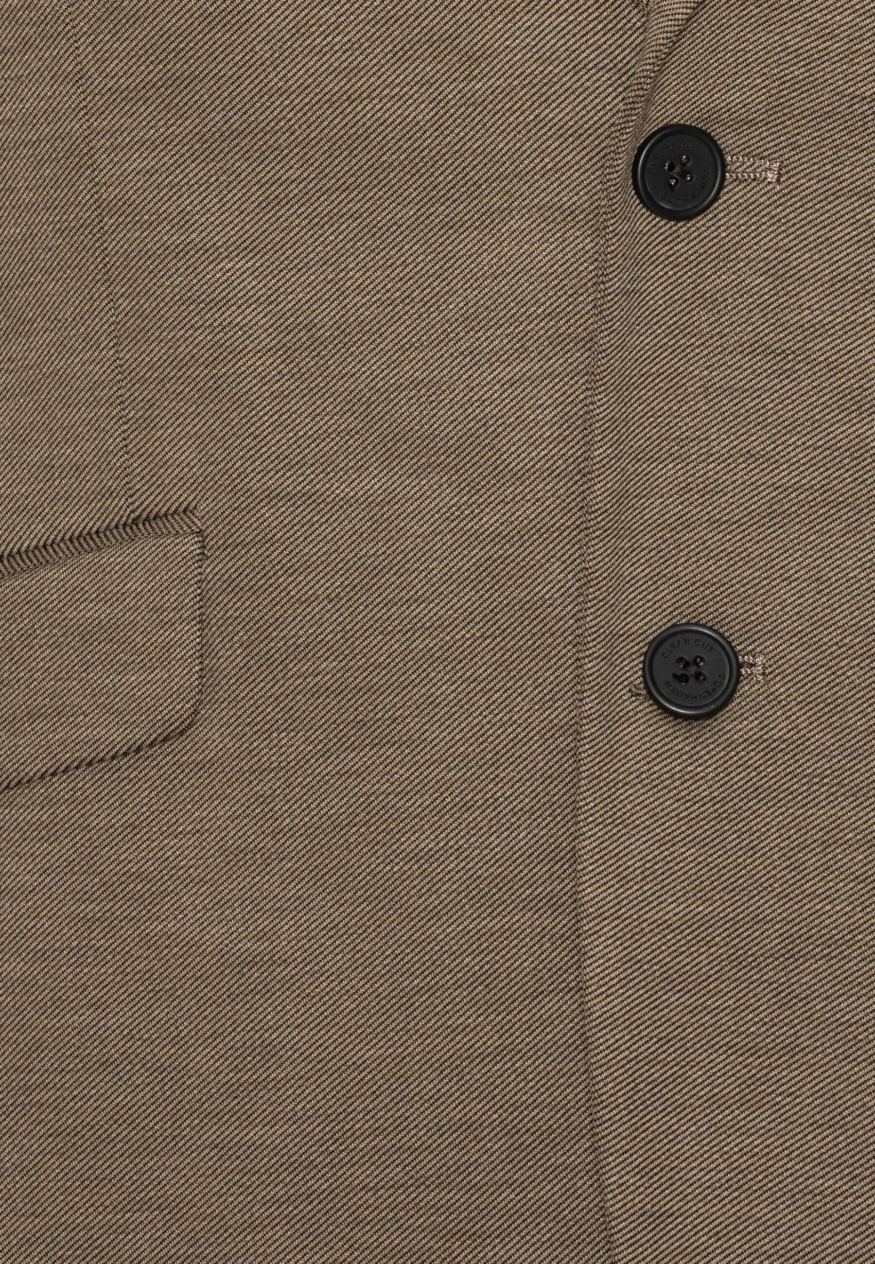 Clean Cut Copenhagen Strickfleecejacke »Clean Cut Copenhagen Brendon Blazer« 1 Stk. tlg. ohne Kapuze