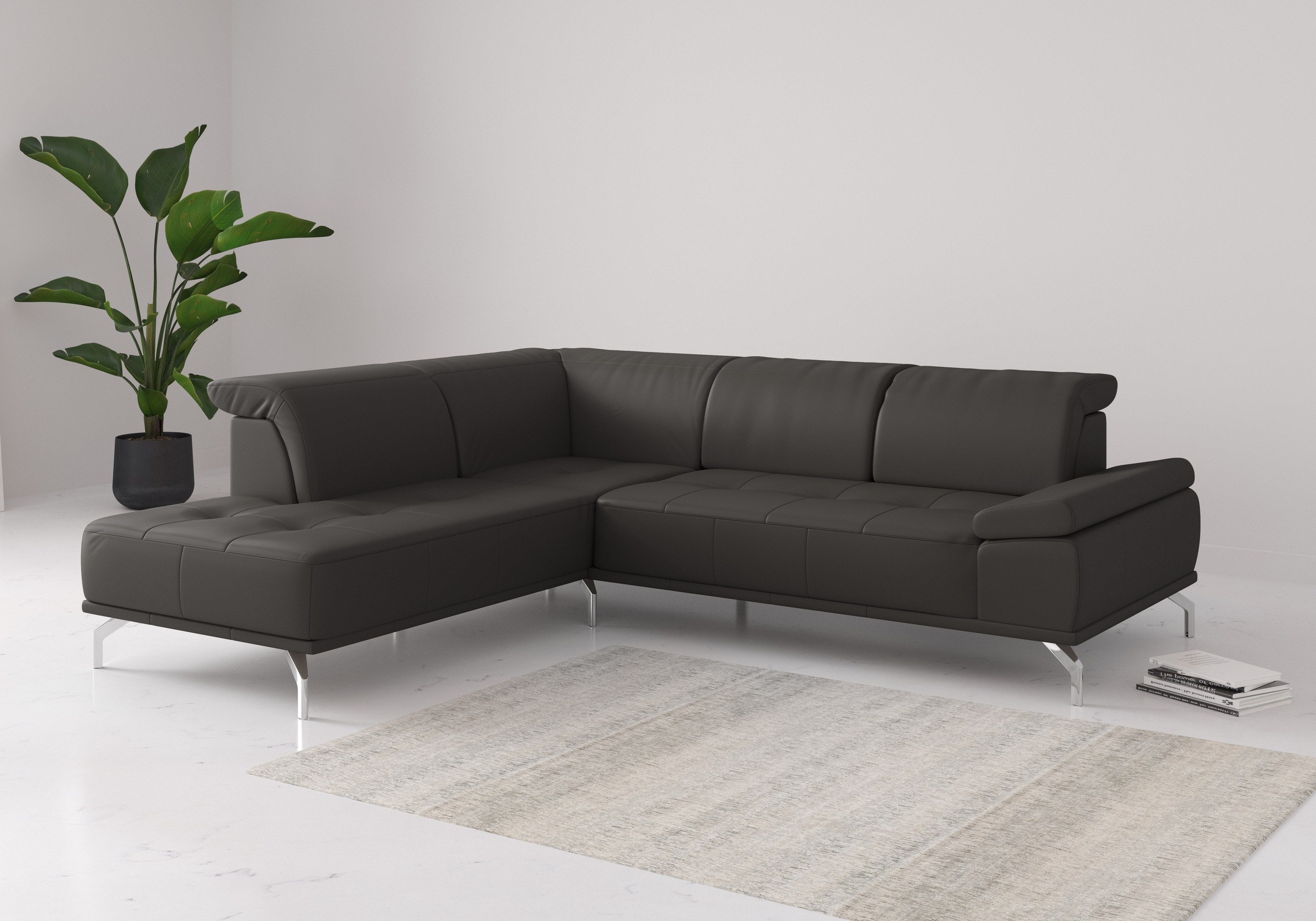 PLACES OF STYLE Ecksofa "Caluna" Inkl.Sitztiefenverstellung, wahlweise mit günstig online kaufen