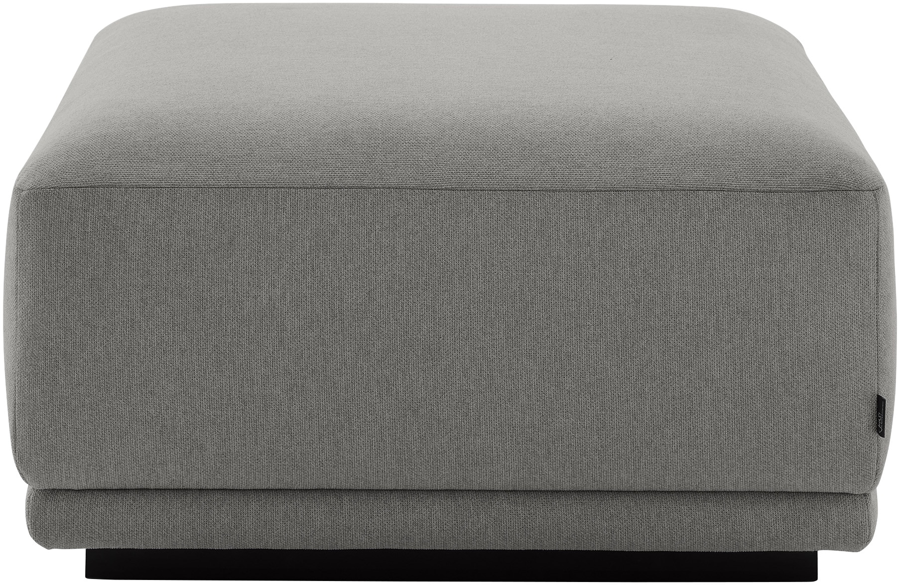 Musterring Hocker 1 Stk. tlg. mit Wellenunterfederung & HR-Kaltschaum, Holzrahmen in Schwarz