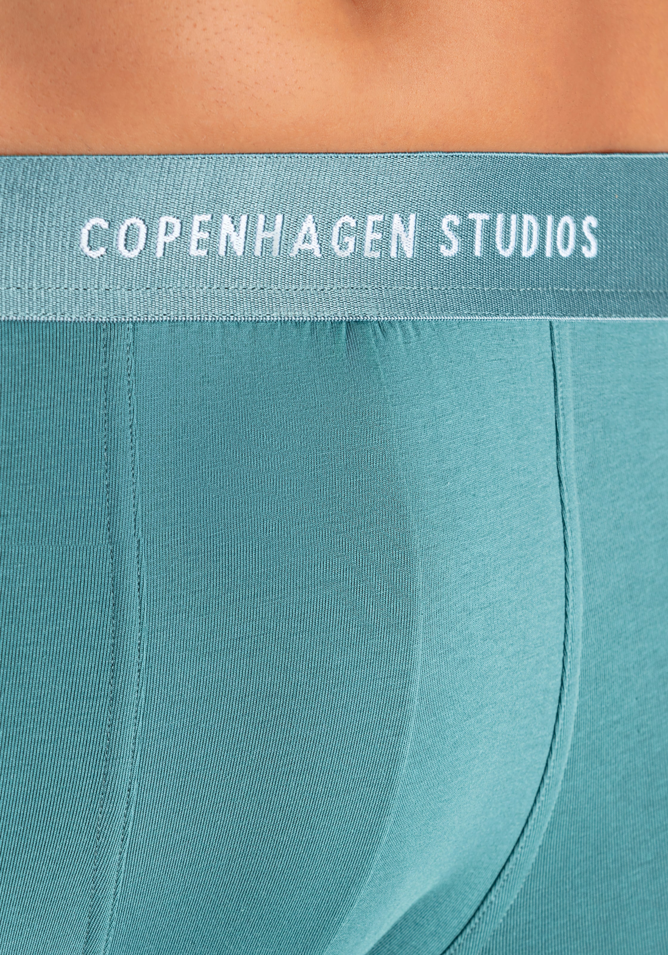 Copenhagen Studios Boxer »Boxershorts für Herren«, (3 St.), mit längerem Bein und Logobund