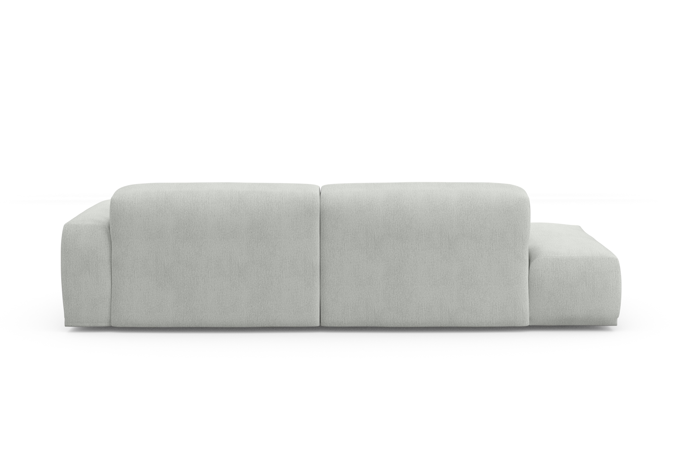 TRENDMANUFAKTUR Ecksofa Braga, aus 2 Teilen, moderner Cord-Stoff