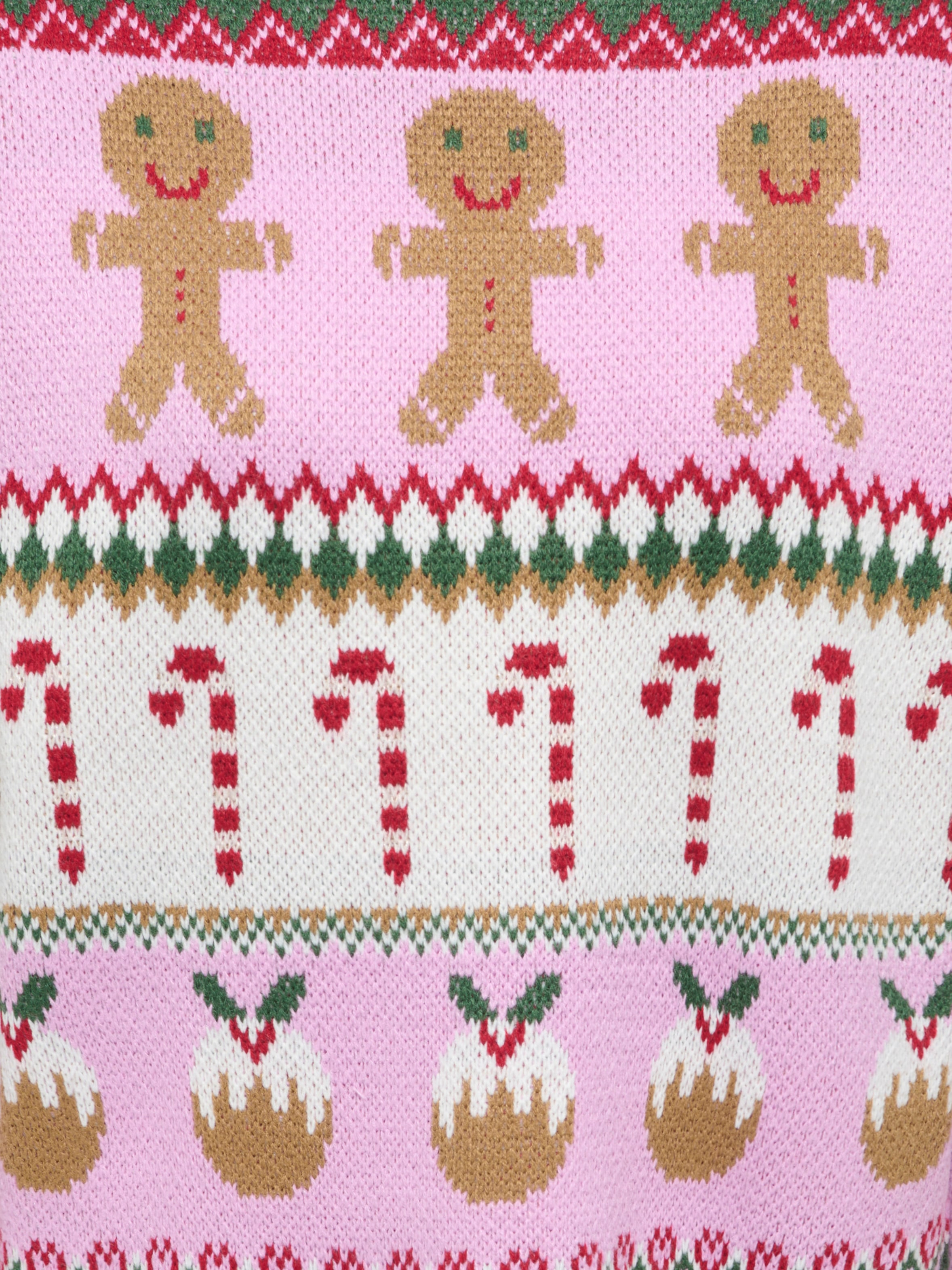 ONLY Weihnachtspullover »ONLXMAS HO LS O-NECK KNT« Kunstfaser, regular fit, X-Mas Strickmuster