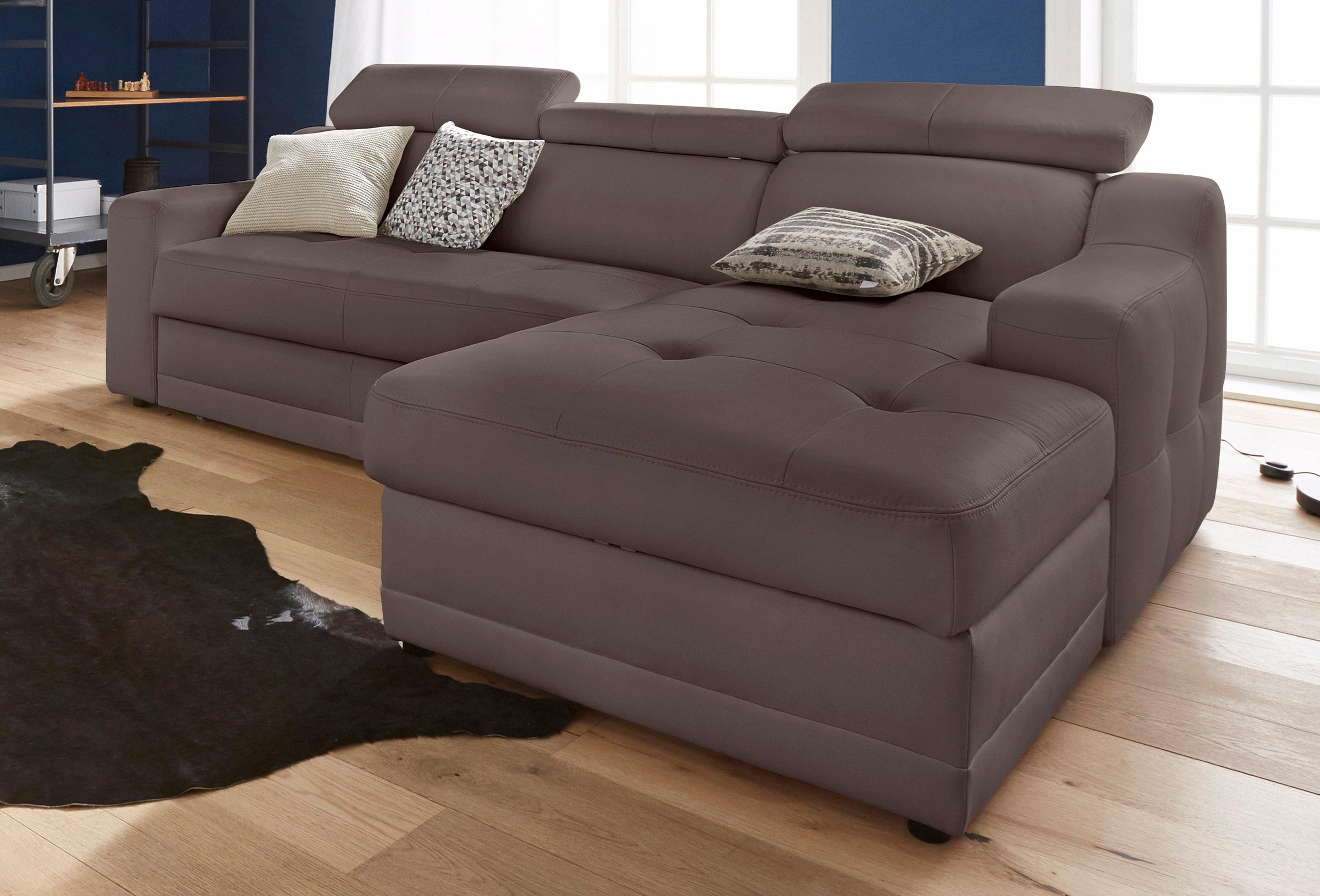 exxpo - sofa fashion Ecksofa »Lotos, bequem und funktionell, Federkern, Bre günstig online kaufen