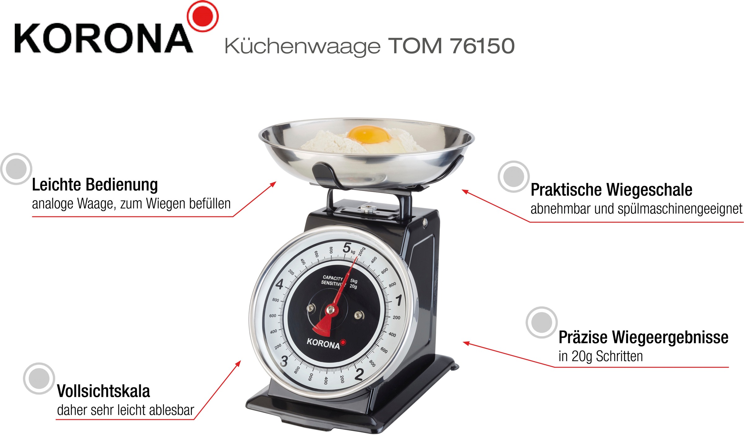 KORONA Küchenwaage »TOM 76150«