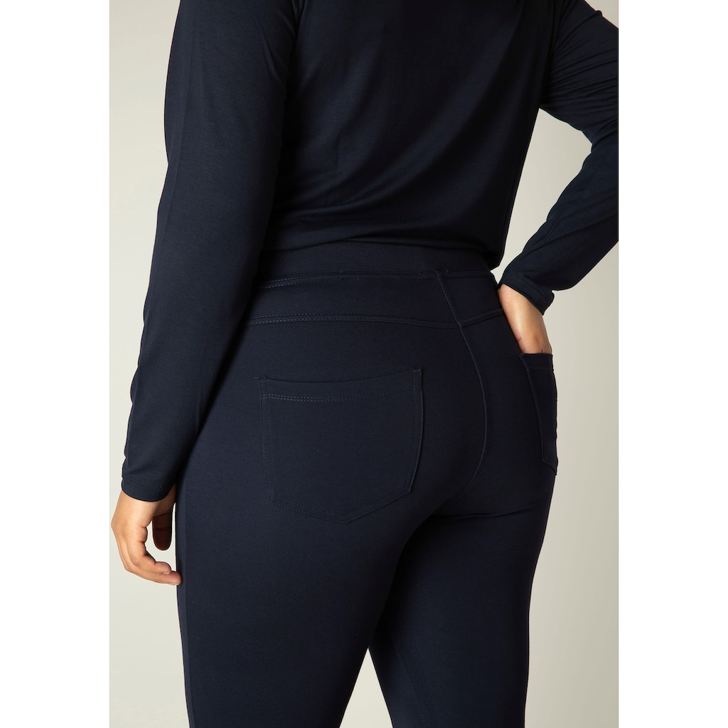 Base Level Curvy Jeggings »Arnika«, mit Badge