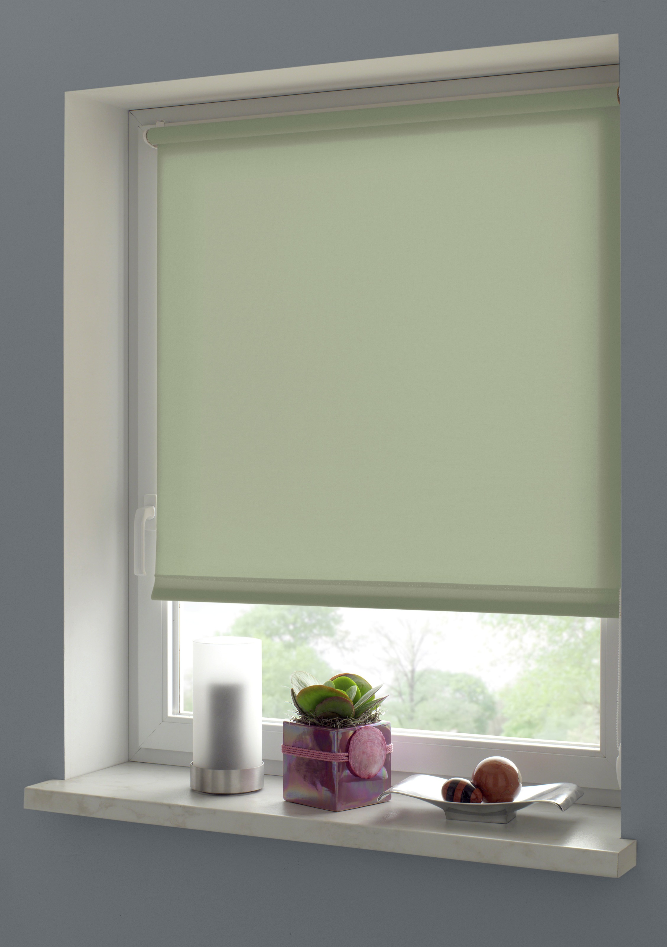 GARDINIA Seitenzugrollo »EASYFIX Rollo Uni« Lichtschutz Sichtschutz mit Boh günstig online kaufen