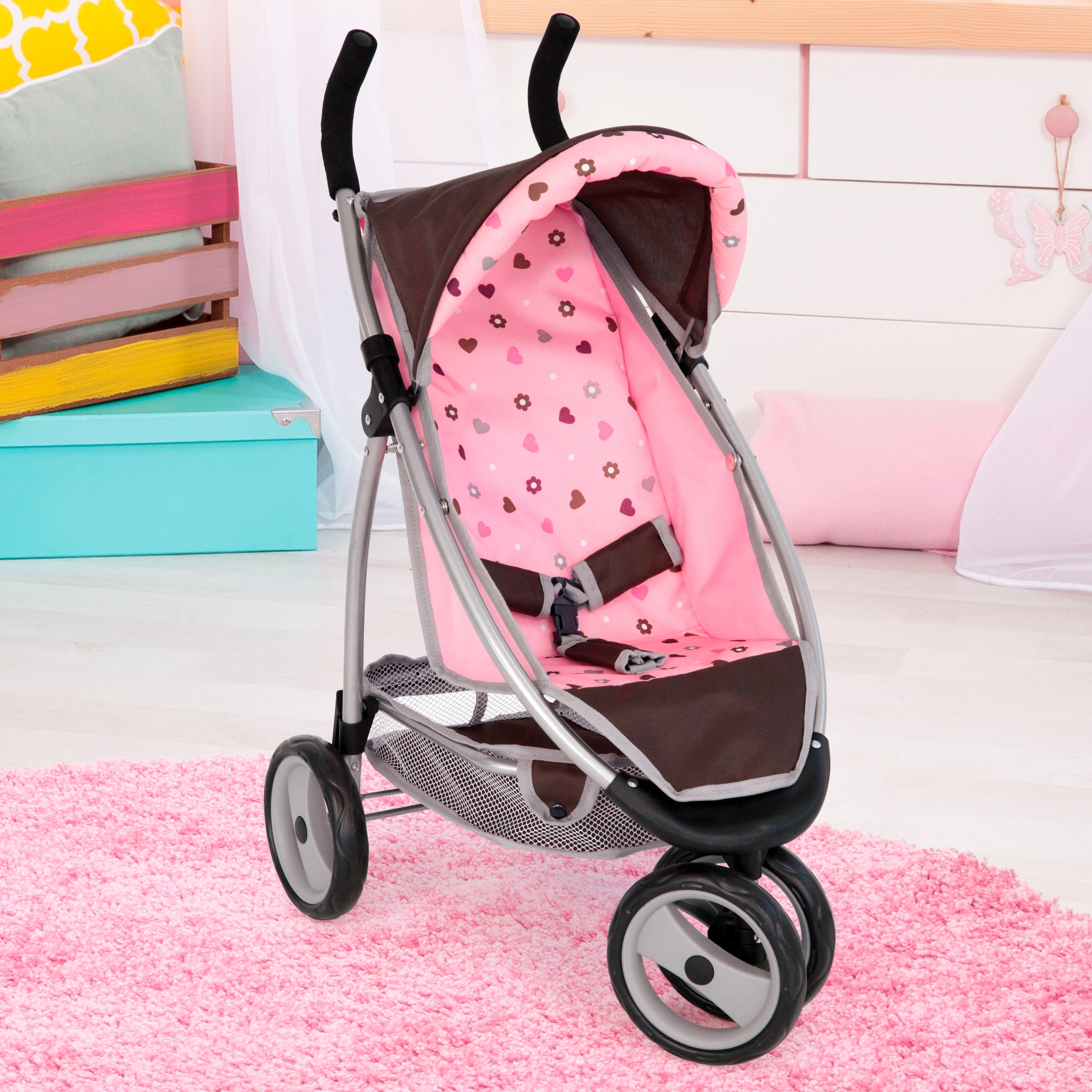 Bayer Puppenbuggy »Sport Jogger braun«