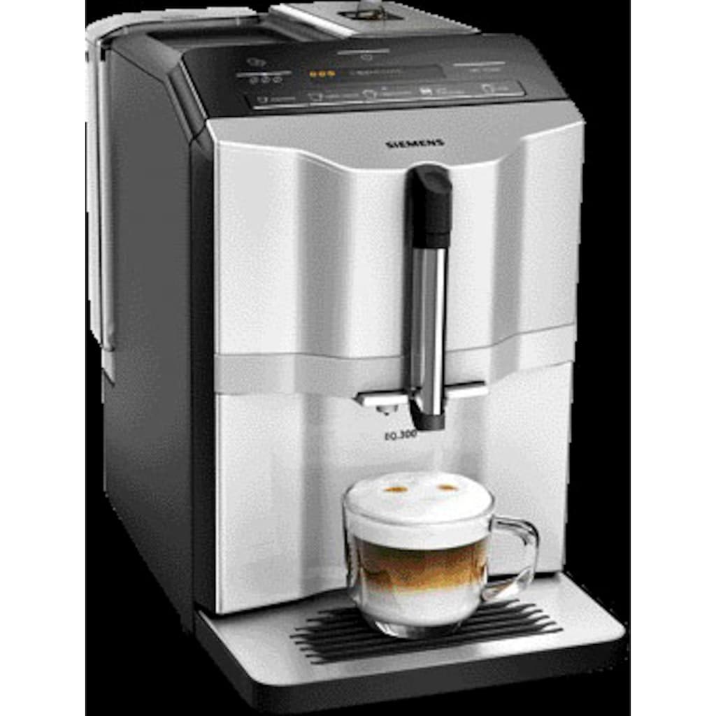 SIEMENS Kaffeevollautomat »EQ.300 TI353501DE«, einfache Zubereitung, 5 Kaffee-Milch-Getränke, LCD-Dialog-Display