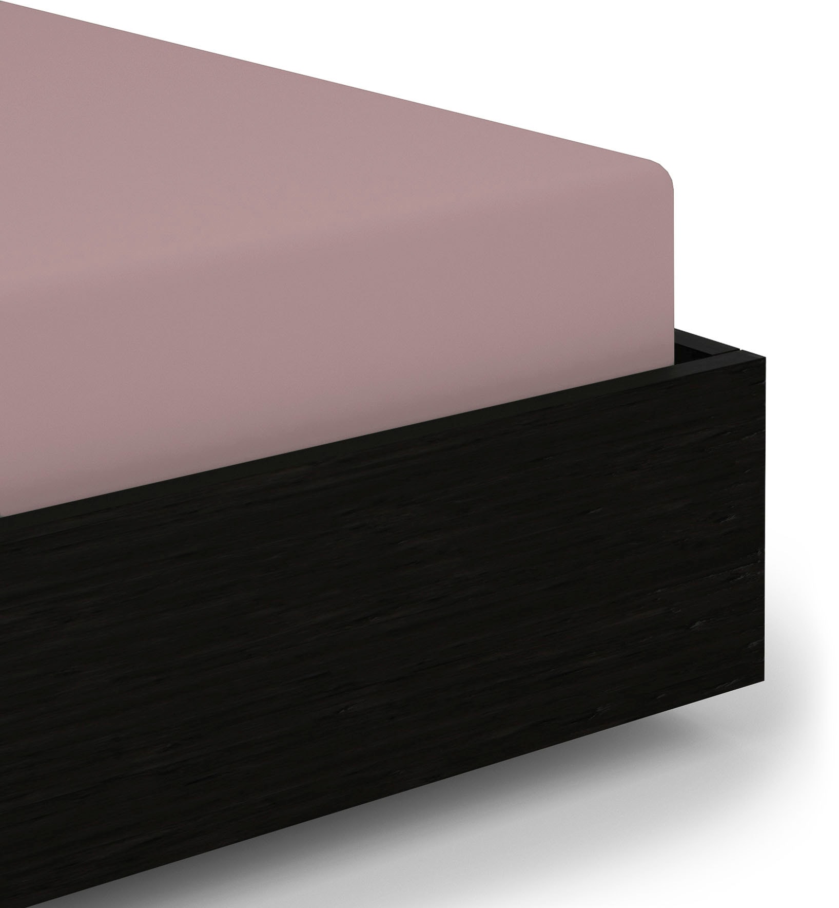 Heckett & Lane Spannbettlaken »Elementi« Laken aus 100% Baumwolle, hochwertiges Mako-Satin, Betttuch ab 90x200