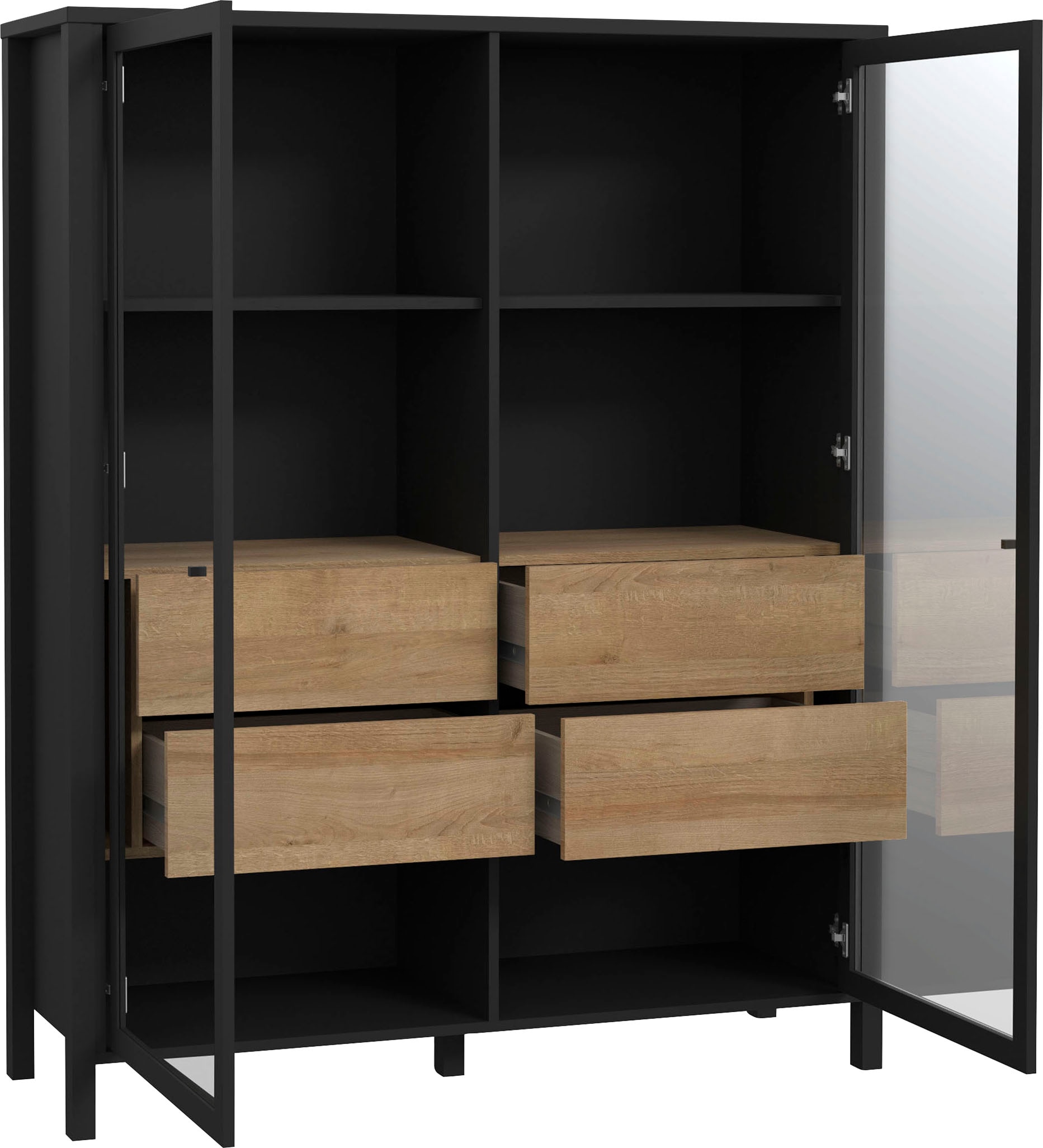 FORTE Highboard »High Rock«, Breite ca. 121 cm
