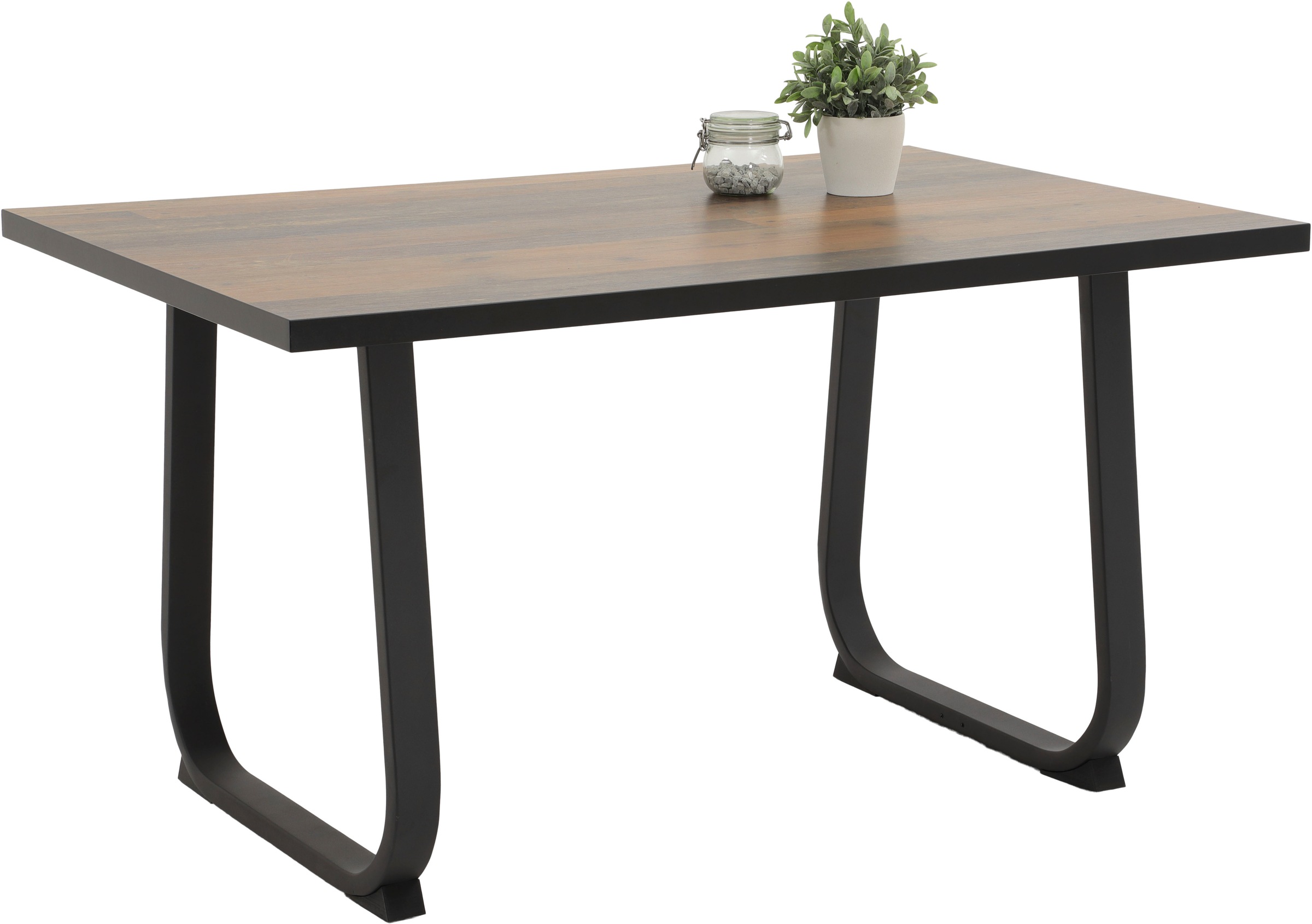 HELA Essgruppe »RUHR«, (4 tlg.), Kufentisch 140x90 cm, Schwingstuhl und Ban günstig online kaufen