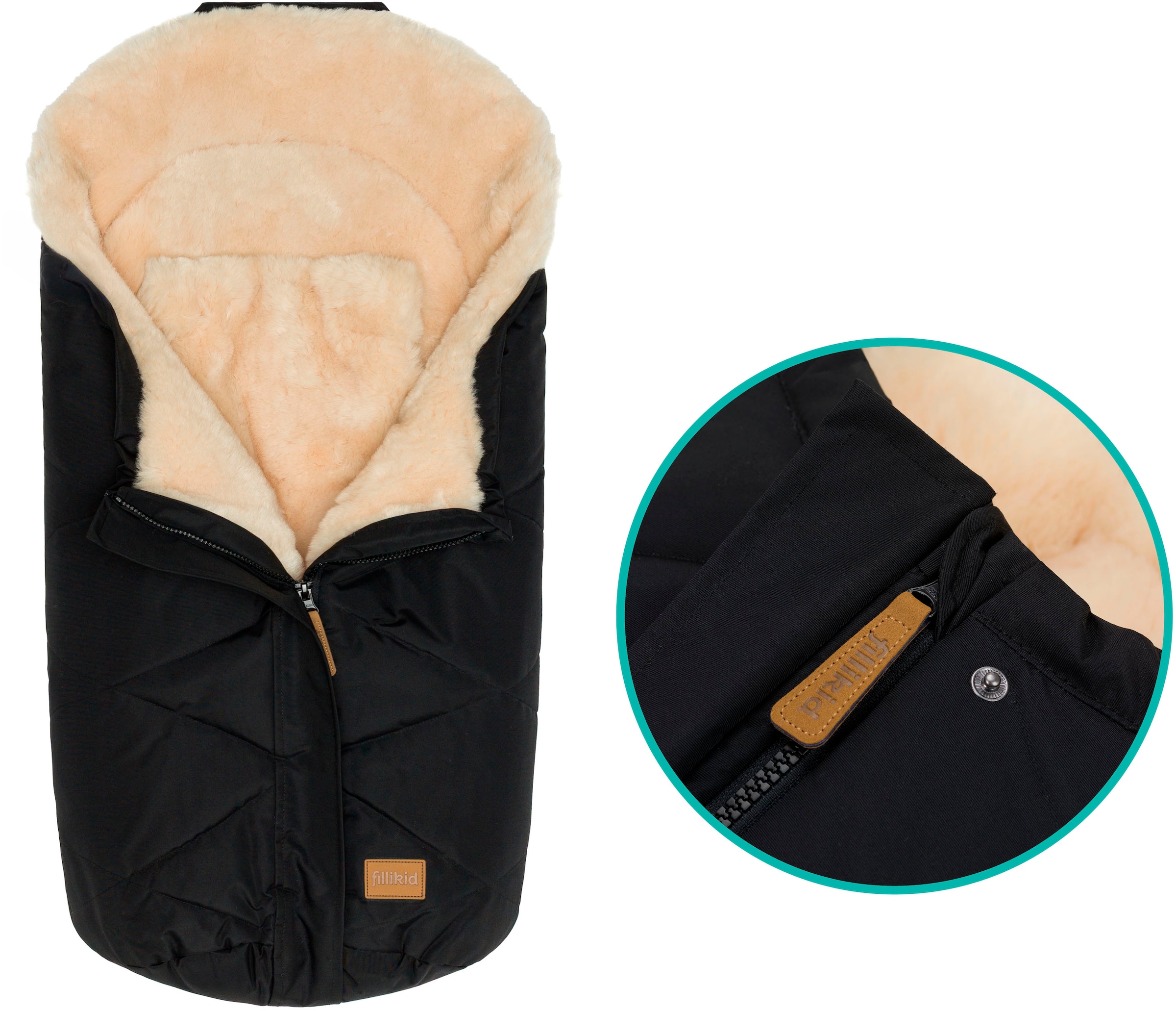 Fillikid Fußsack »Vegan Style, Winterfußsack«