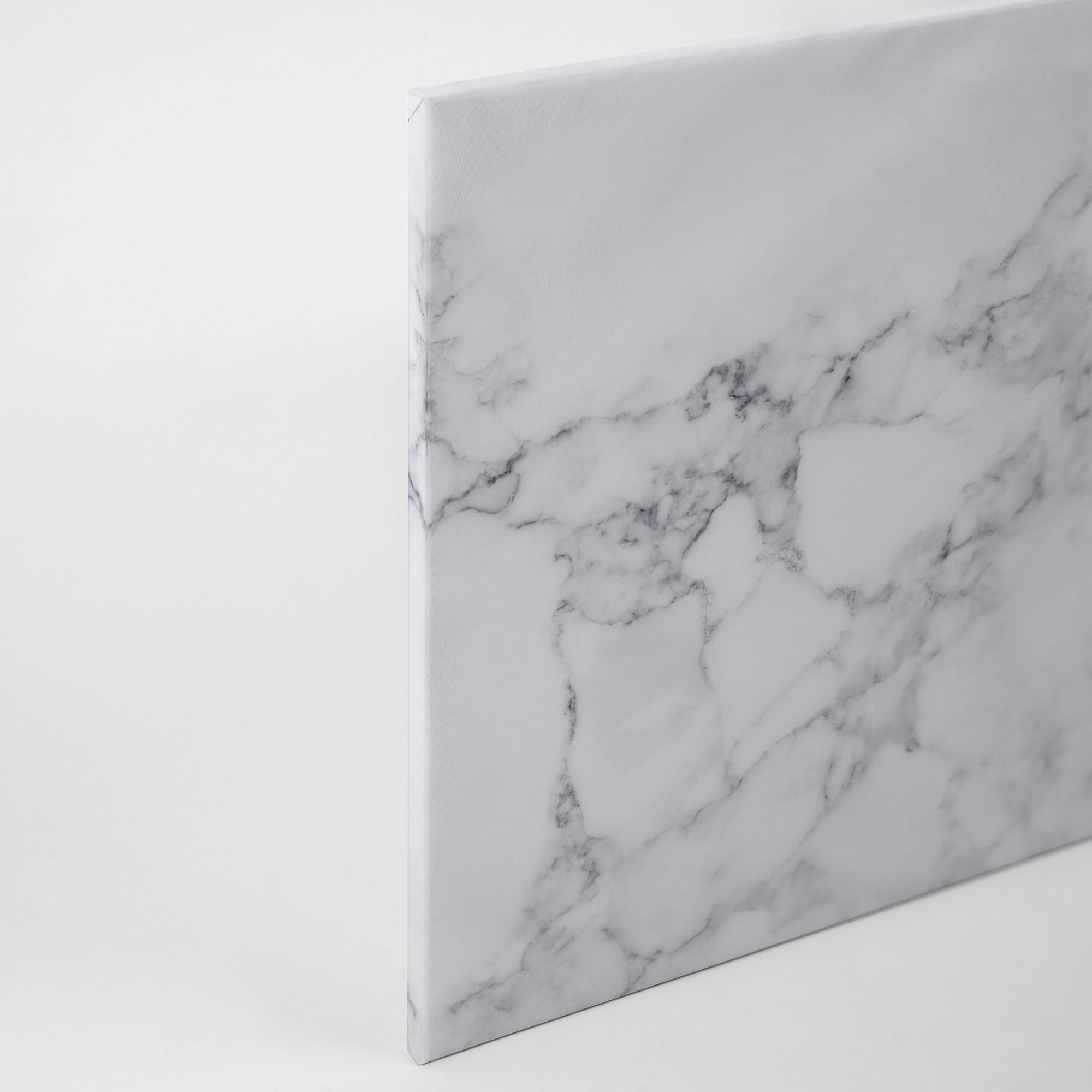 A.S. Création Leinwandbild »White Marble«, Kunst-Marmor-Kinder, (1 St.), Marmoroptik Marmor Keilrahmen Leinwand-Bild Wohnzimmer modern Wandbild