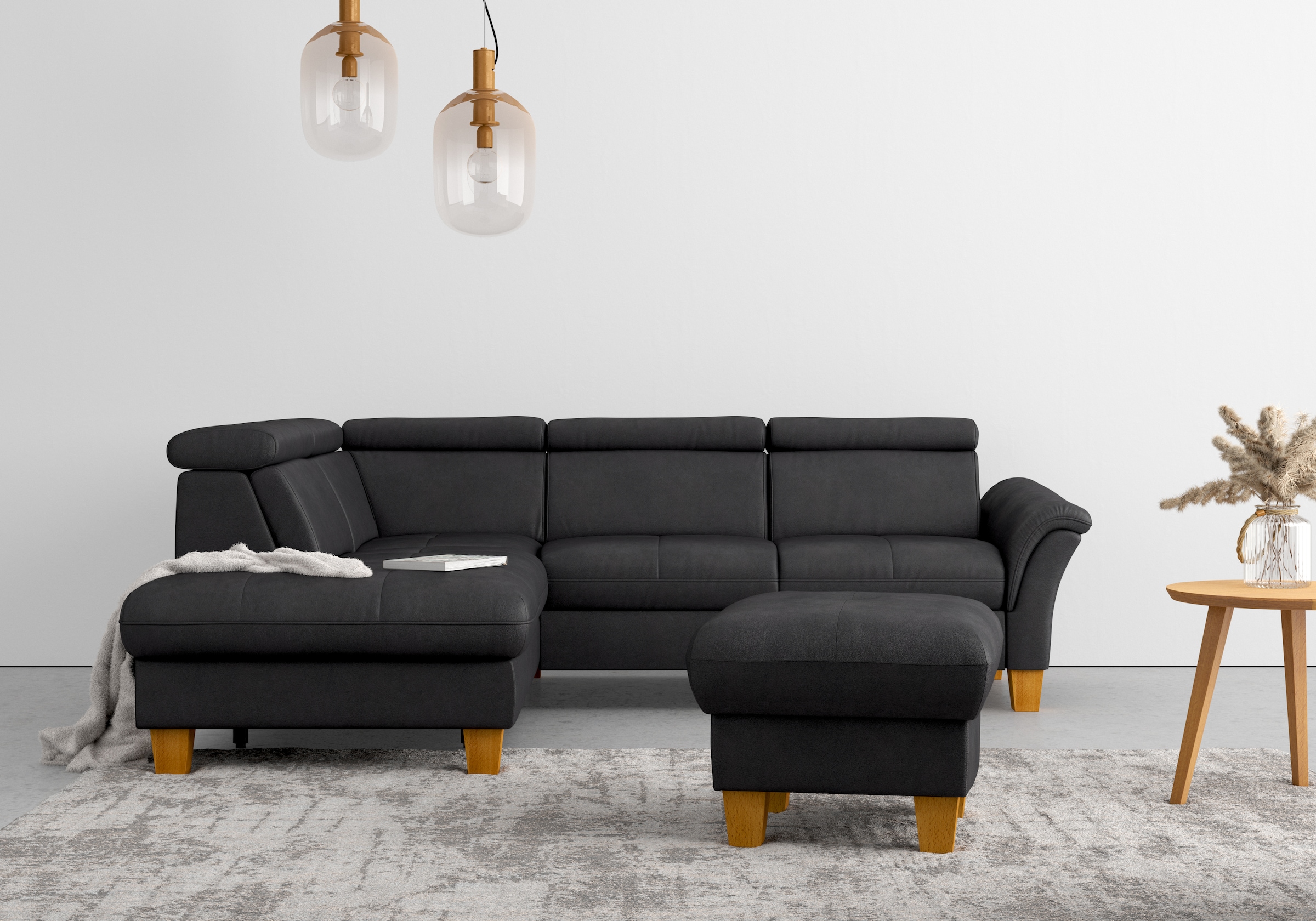 Home affaire Ecksofa »Lindgren L-Form«, wahlweise mit TV-Funktion, Stauraum günstig online kaufen