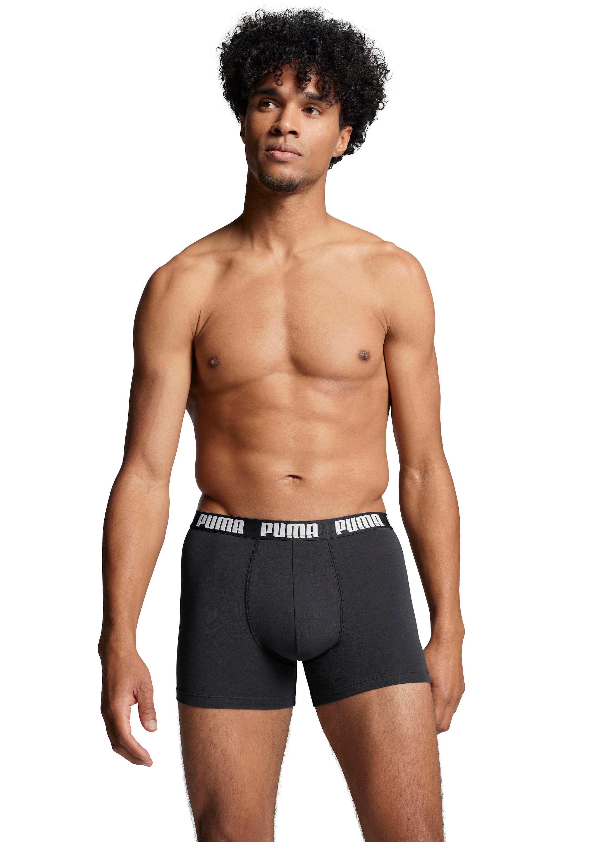 PUMA Boxershorts »PUMA MEN EVERYDAY BOXERS 3P«, (3er Pack), mit Komfortbund