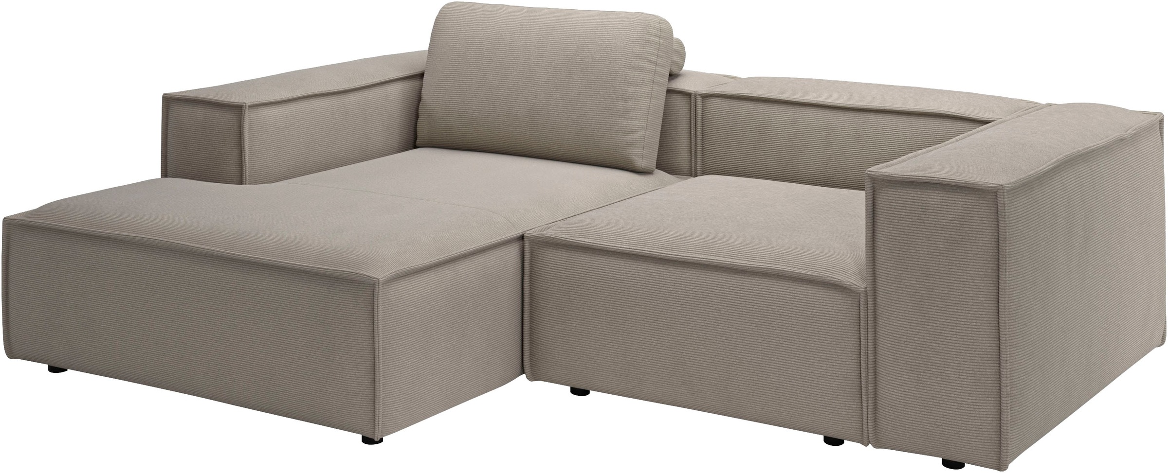 Places of Style Ecksofa »Watertown, kompakte L-Form, 246 cm breite für klei günstig online kaufen