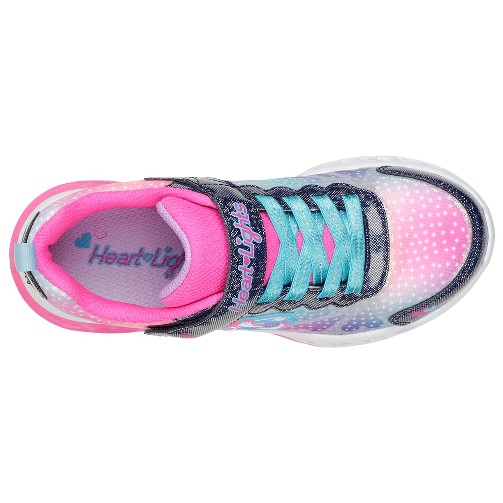 Skechers Kids Sneaker »Blinkschuh FLUTTER HEART LIGHTS SIMPLY LOVE«, im Pastell-Look