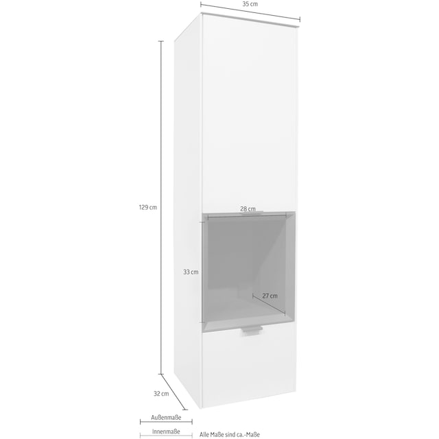 Mäusbacher Hängevitrine »Micelli«, Höhe 129 cm auf Rechnung bestellen