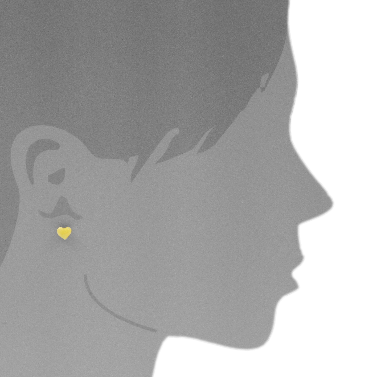 OSTSEE-SCHMUCK Paar Ohrstecker »Ostsee-Schmuck Ohrstecker Herz Ohrstecker Herz«, (2 tlg.)