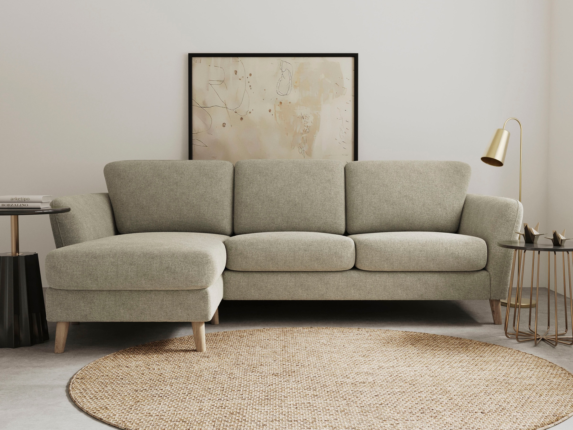 Home affaire Ecksofa »MARSEILLE (242/152cm),L-Form, Rec. rechts/links«, Mas günstig online kaufen