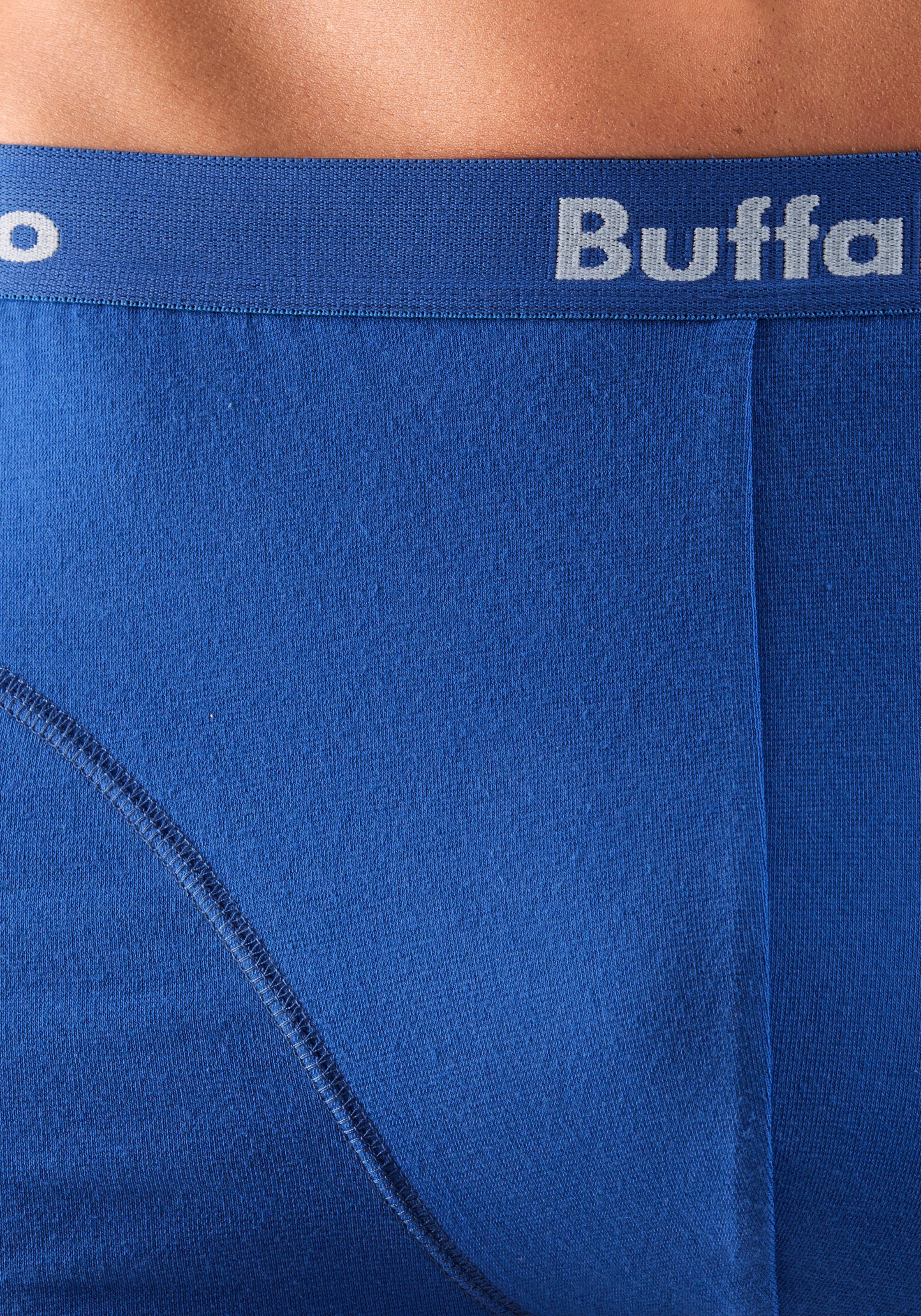 Buffalo Boxer »Boxershorts für Herren«, (Packung, 3 St.), mit Overlock-Nähten vorn