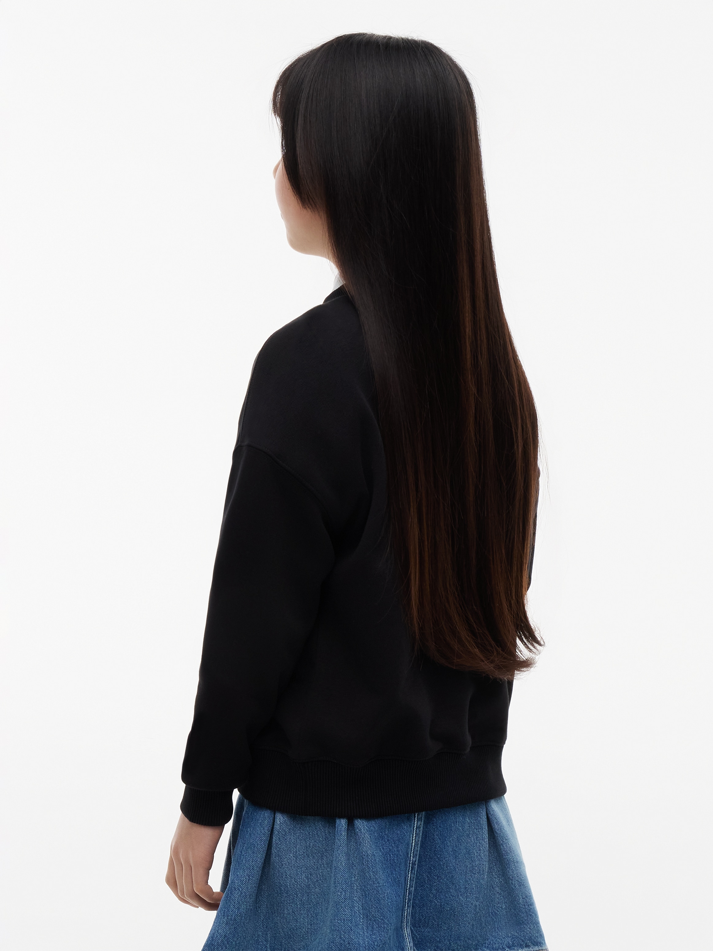 Tommy Hilfiger Sweatshirt , Glitzersteine, Rundhalsausschnitt, Regular Fit, Kinder bis 16 Jahre

