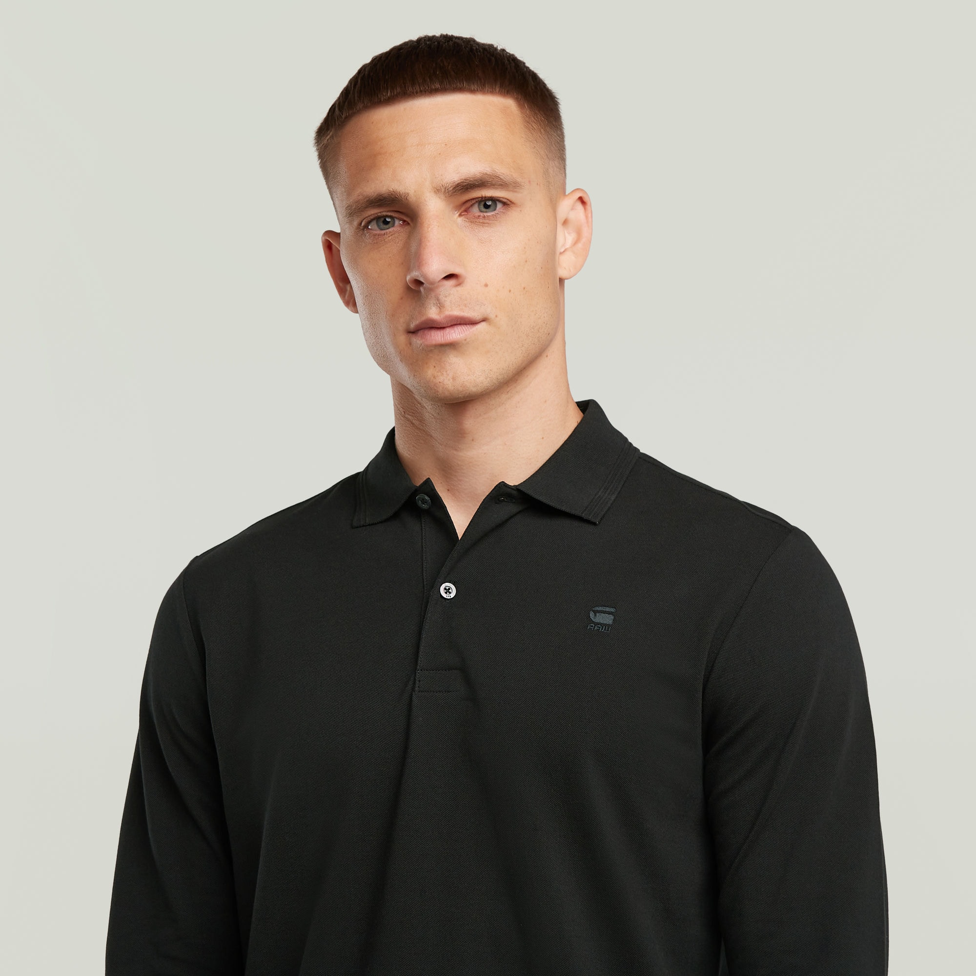 G-STAR Poloshirt »Dunda Slim Polo« langärmlig, mit Logo