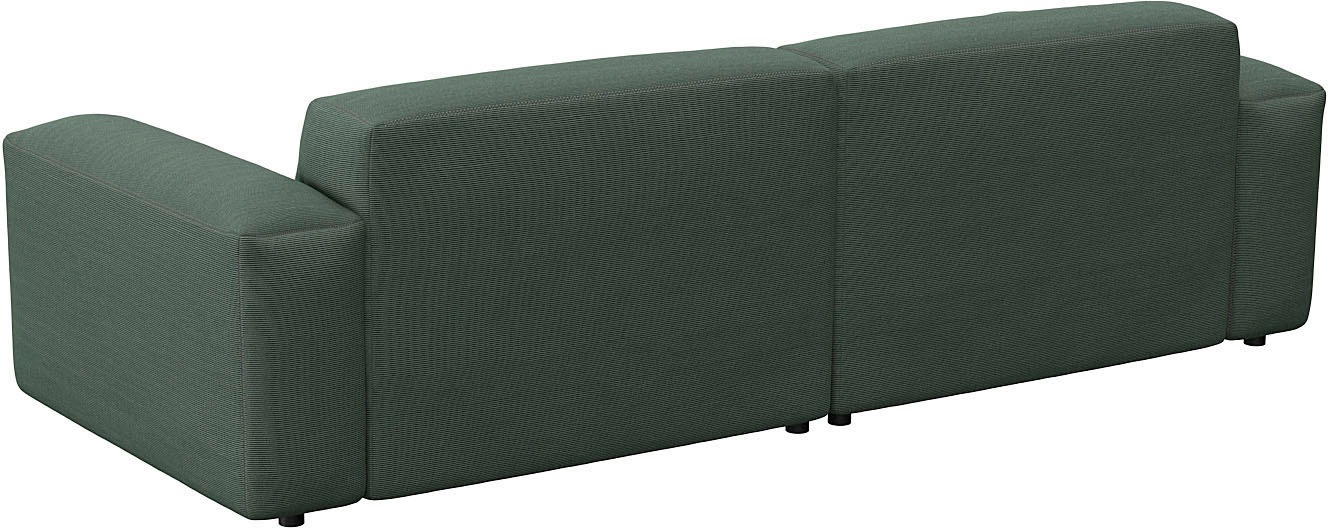 FLEXLUX Ecksofa »Lucera Chaislongue rechts oder links, L-Form, bequem«, modern & anschmiegsam, Kaltschaum, Stahl-Wellenunterfederung